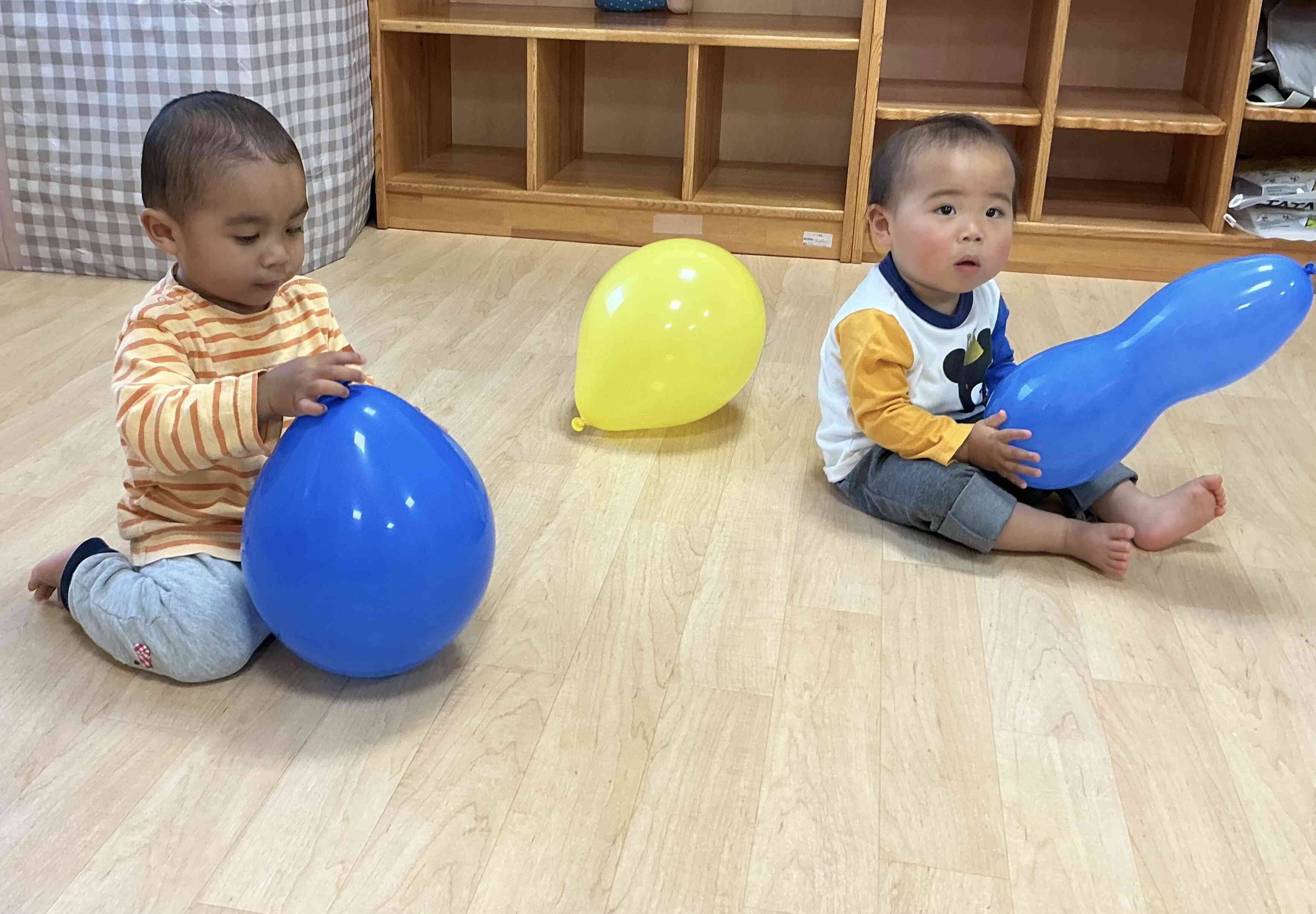 風船遊びもしたよ〜！