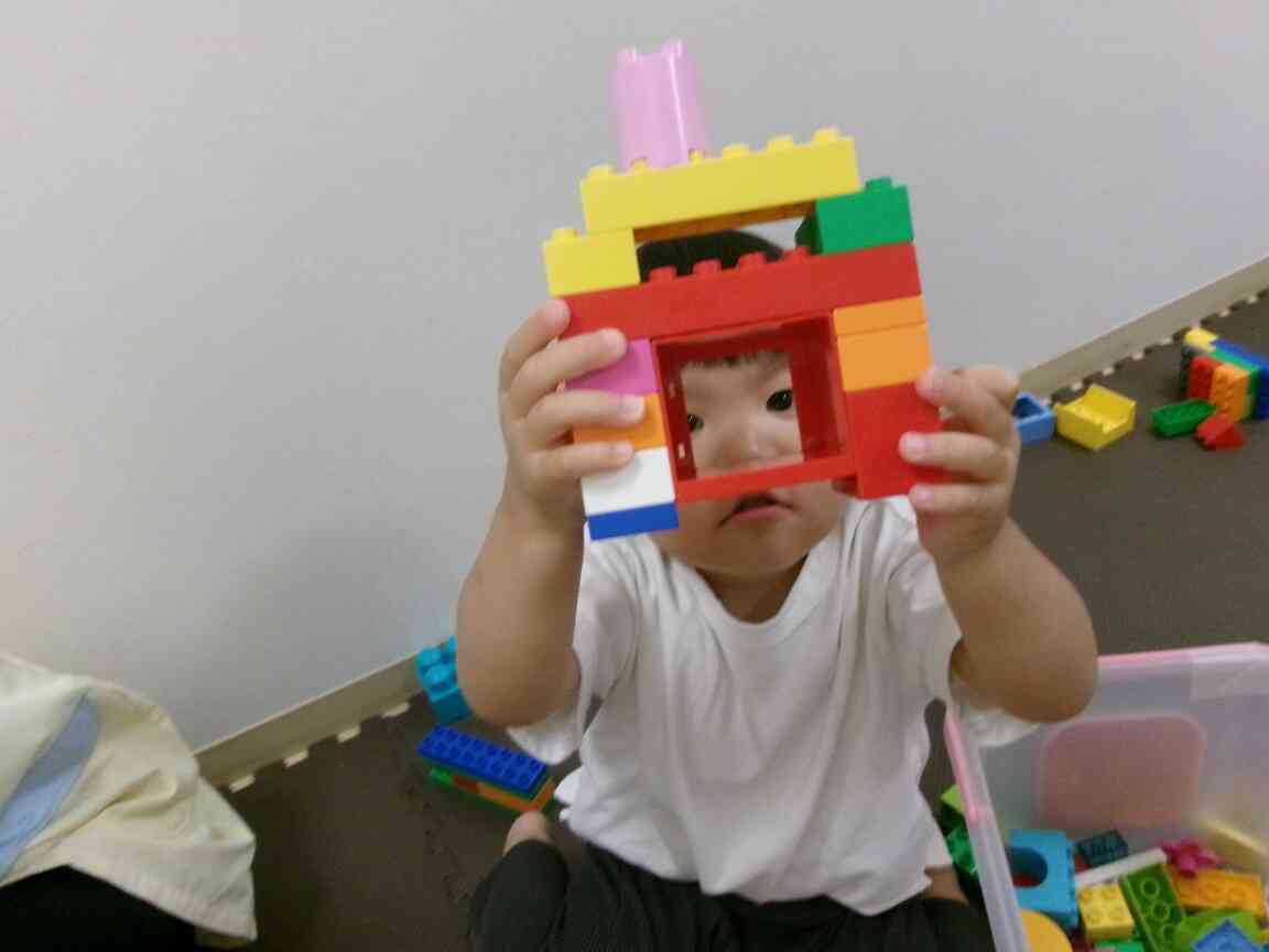ブロック完成！中から覗いてみよう～