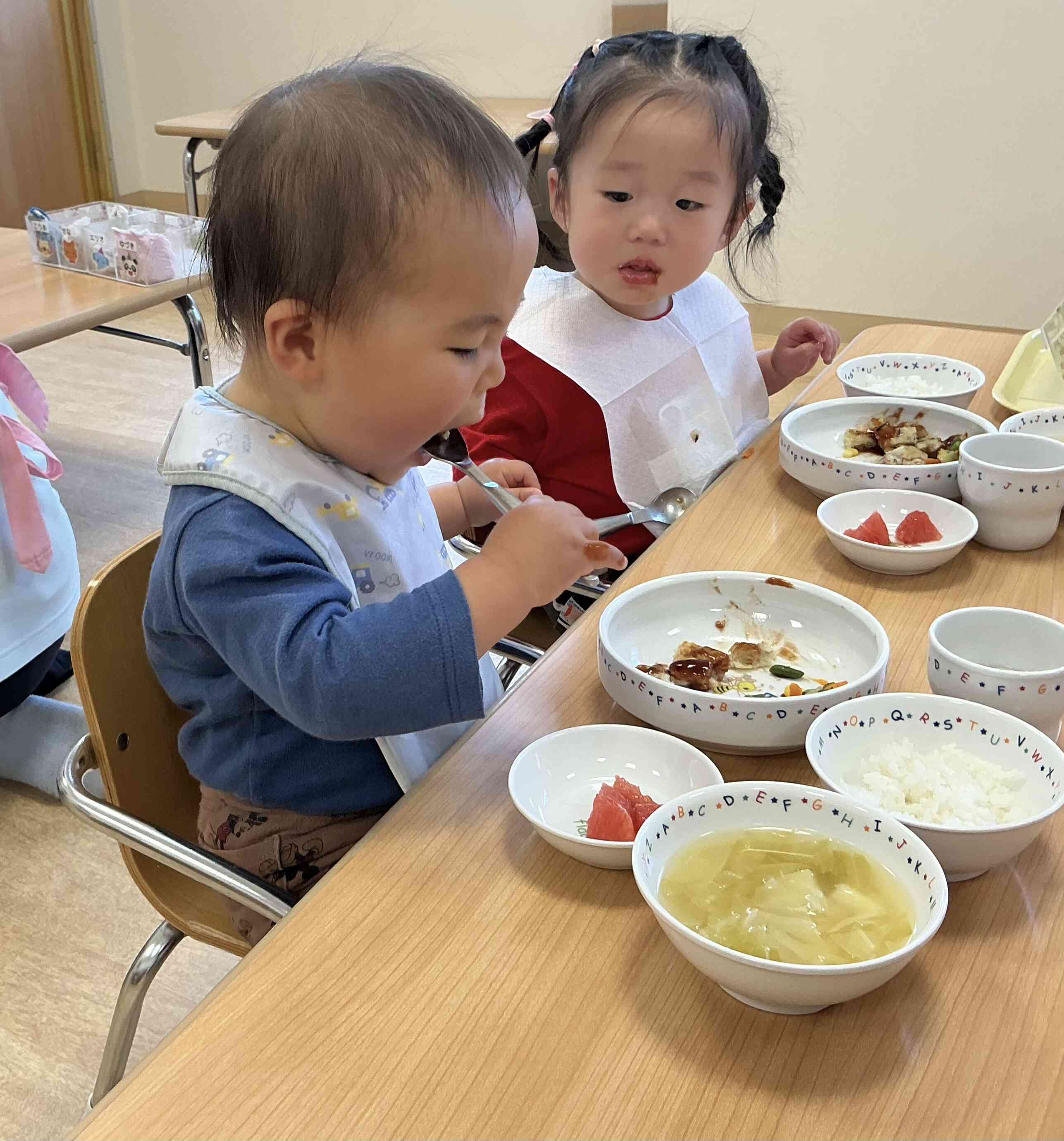 大きなお口でぱく!!