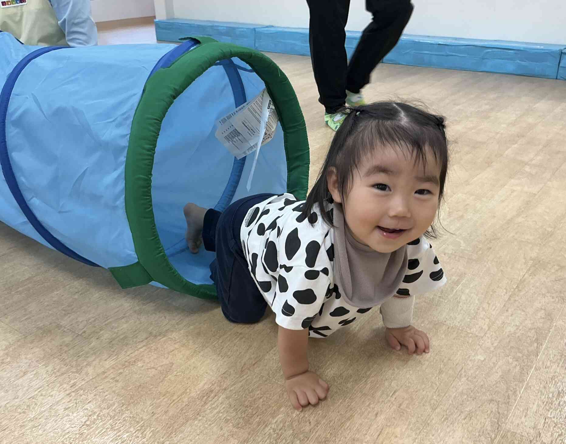トンネルくぐるよ〜！