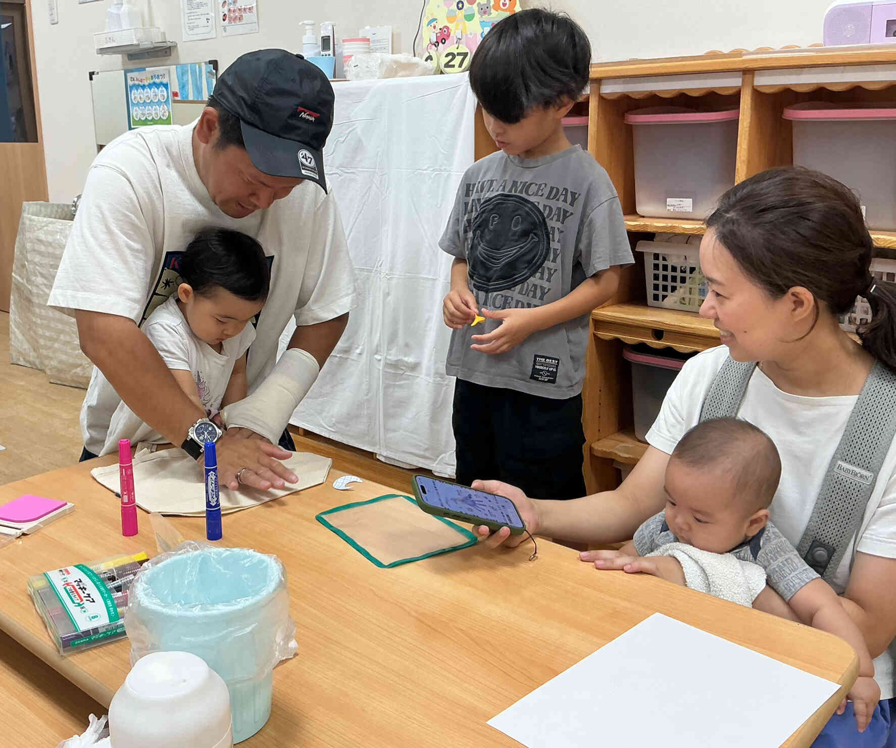 綺麗に押せるかな〜？
