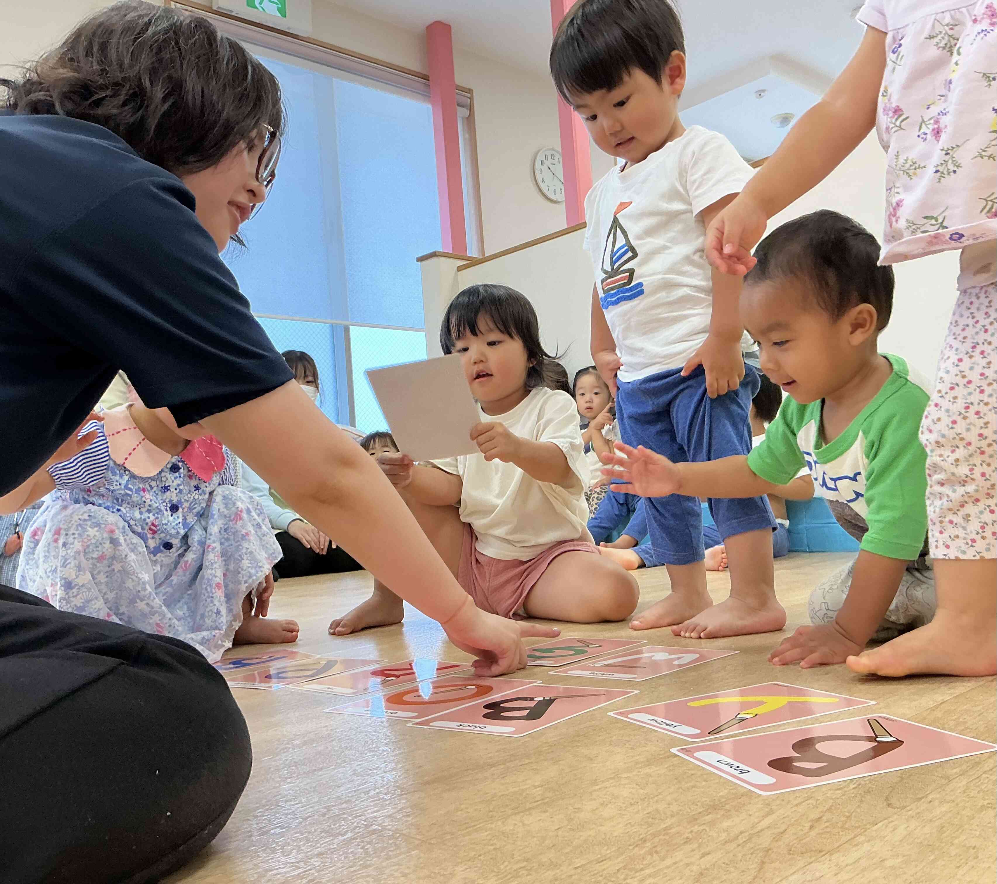 英語遊びがありました！