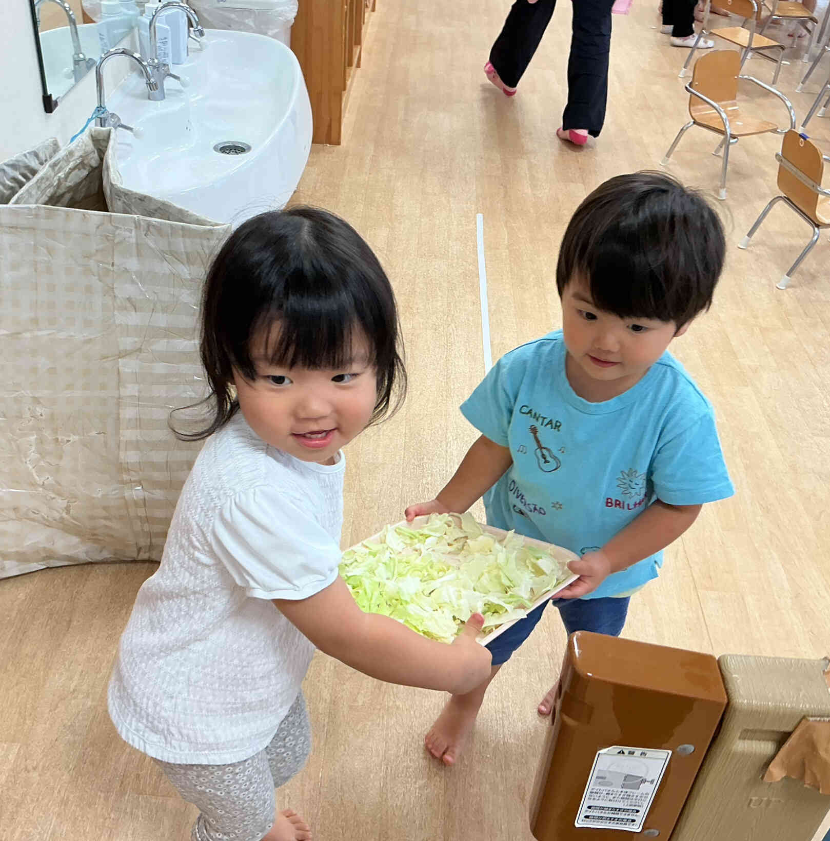 2人で協力するよー！