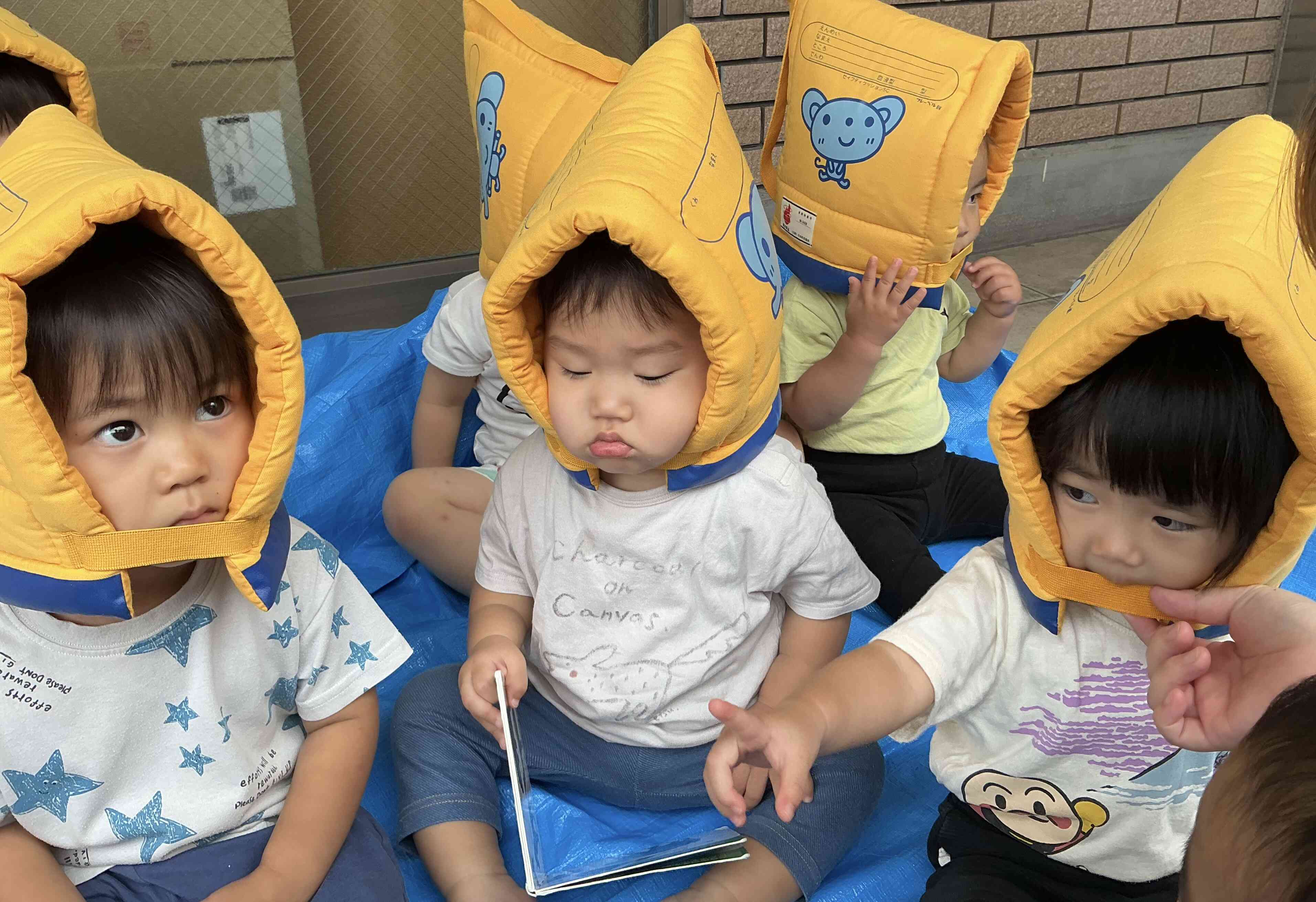 避難訓練もしたよ!