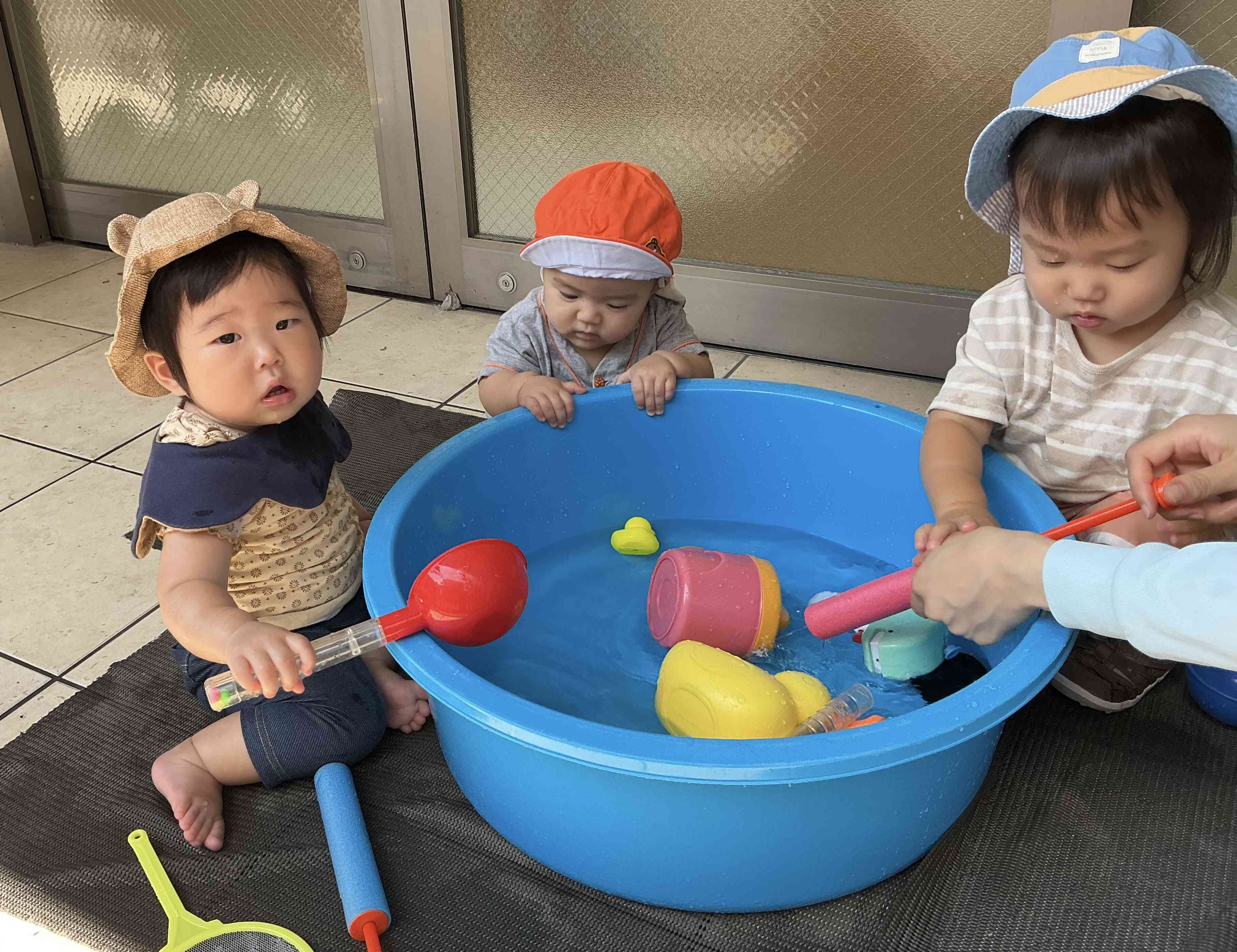 水遊び最終日です！