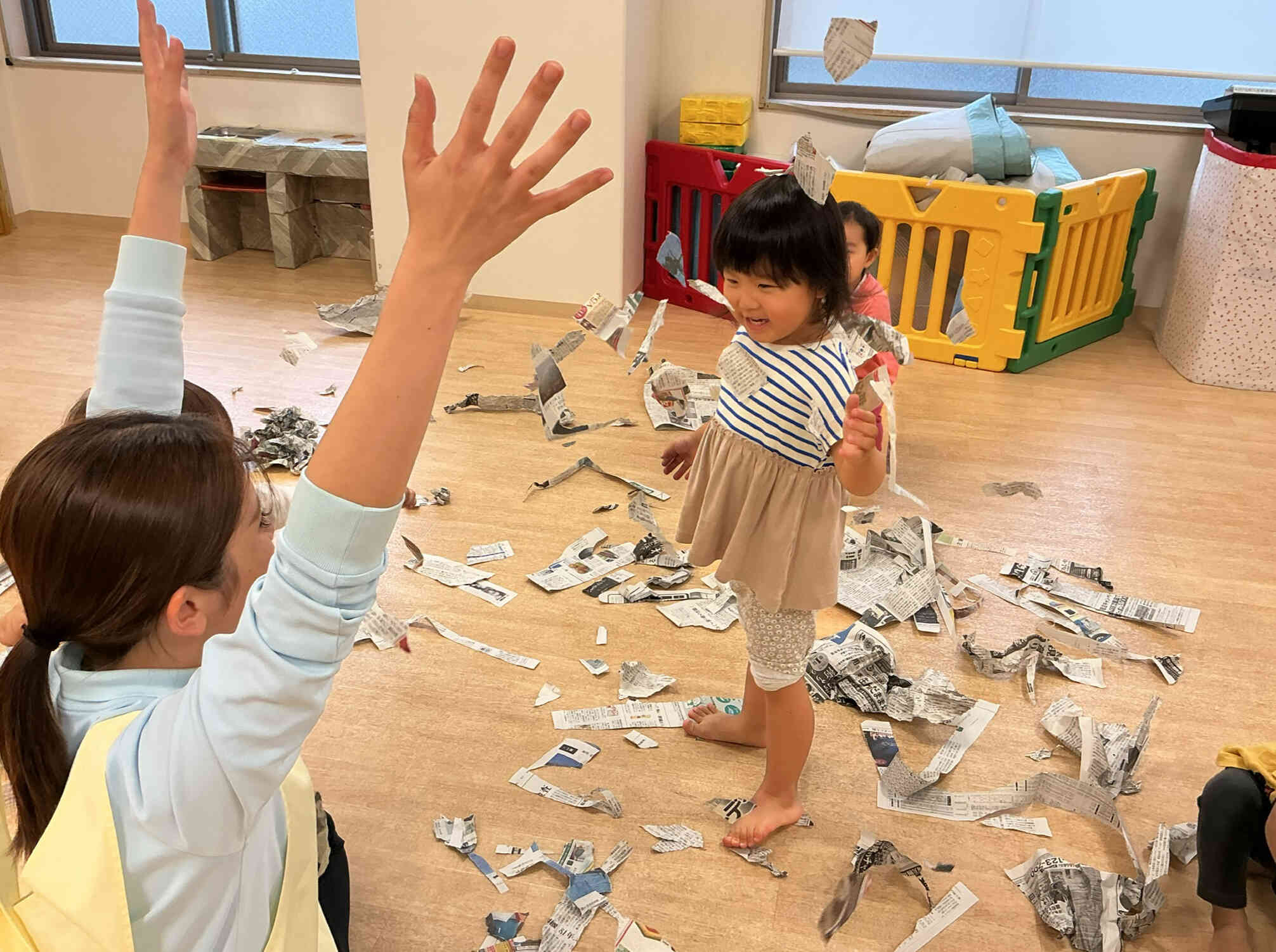 新聞あそびしたよー!