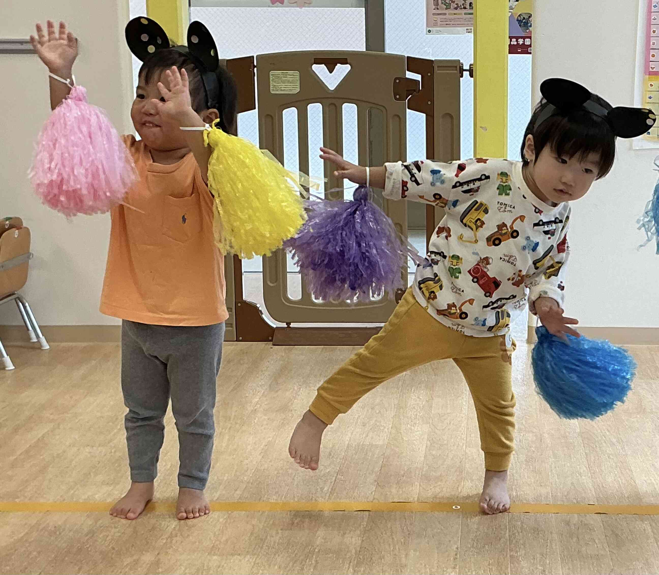 たくさん身体を動かして楽しいな!!
