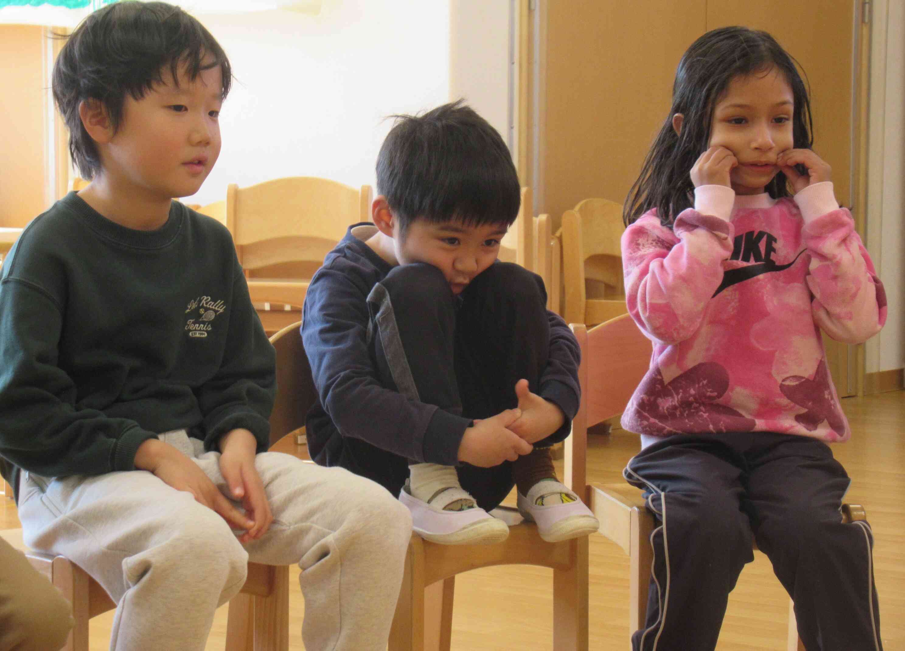 年長児クラスの子どもたちへ