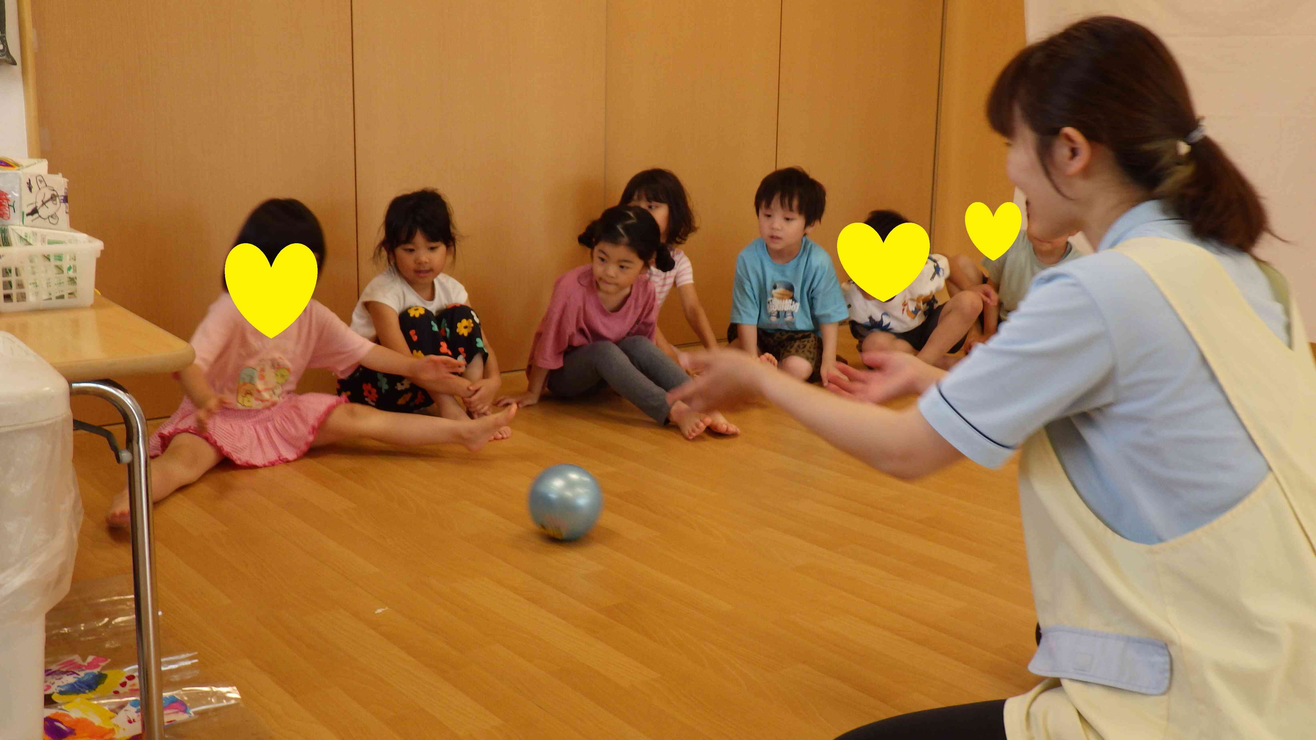 コロコロボール　ボールの速さに音を付けて♪
