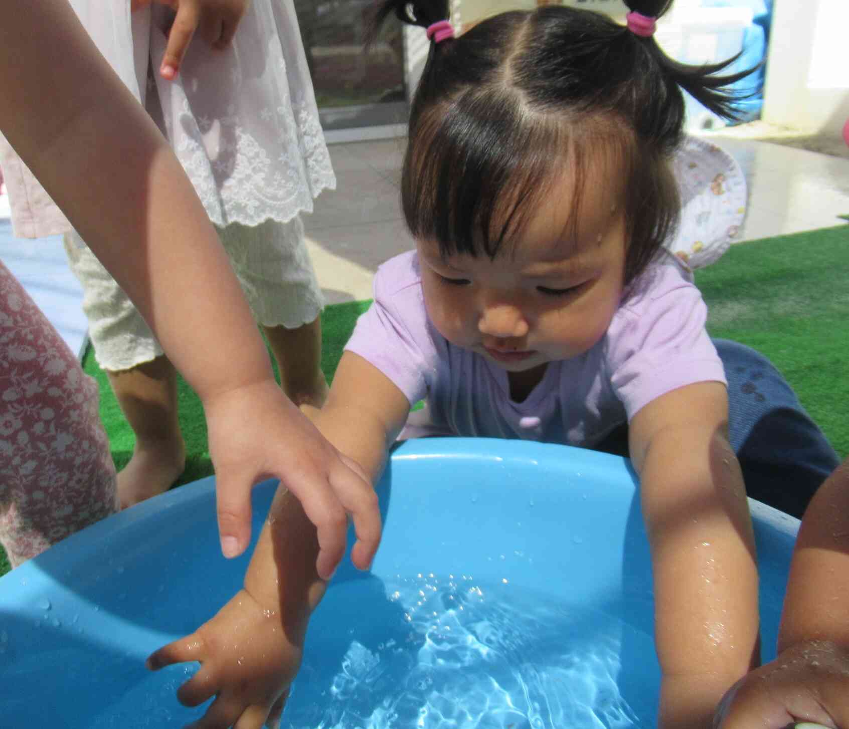 冷たくて気持ちがいいね！