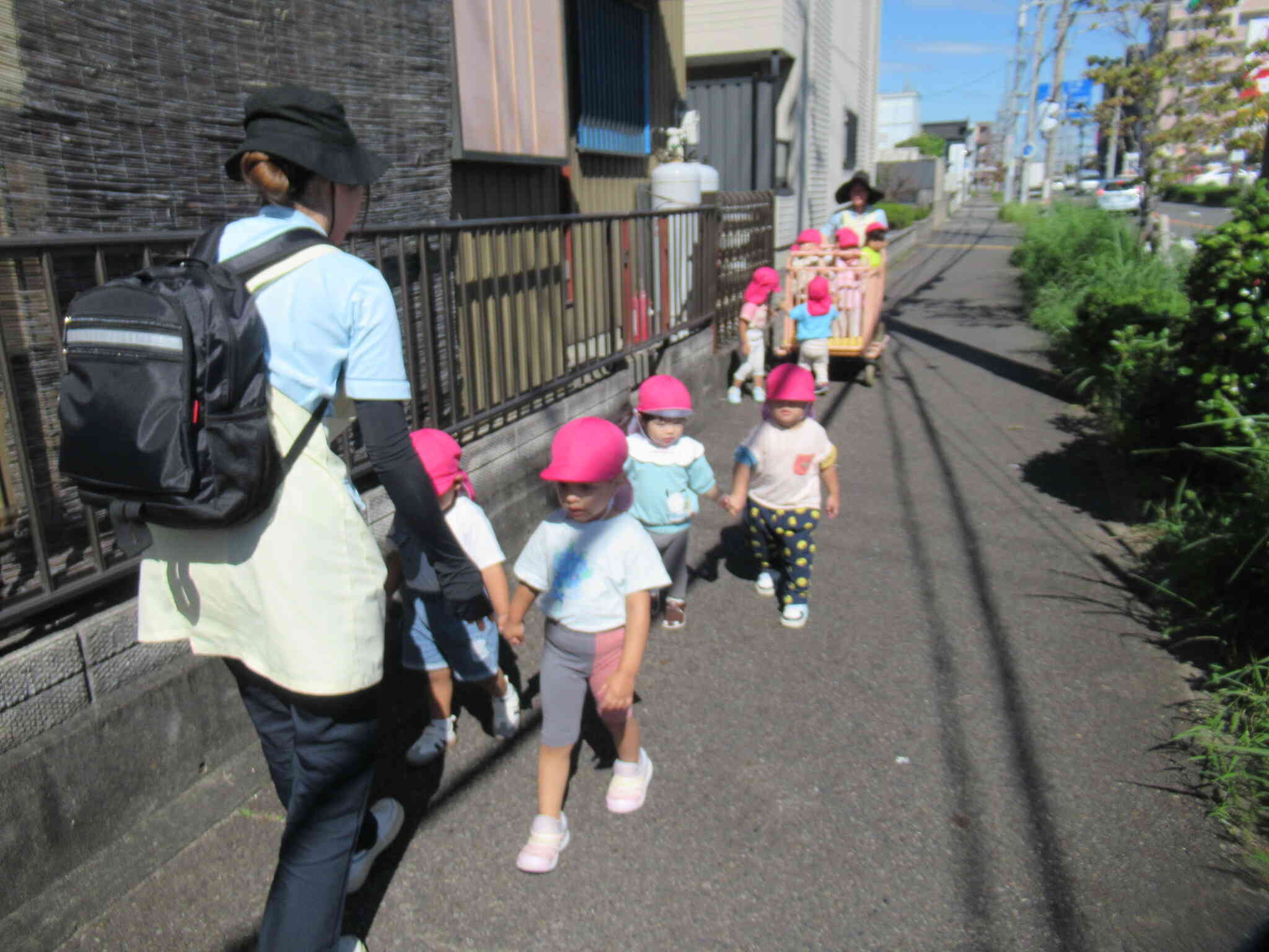 お散歩楽しいな！