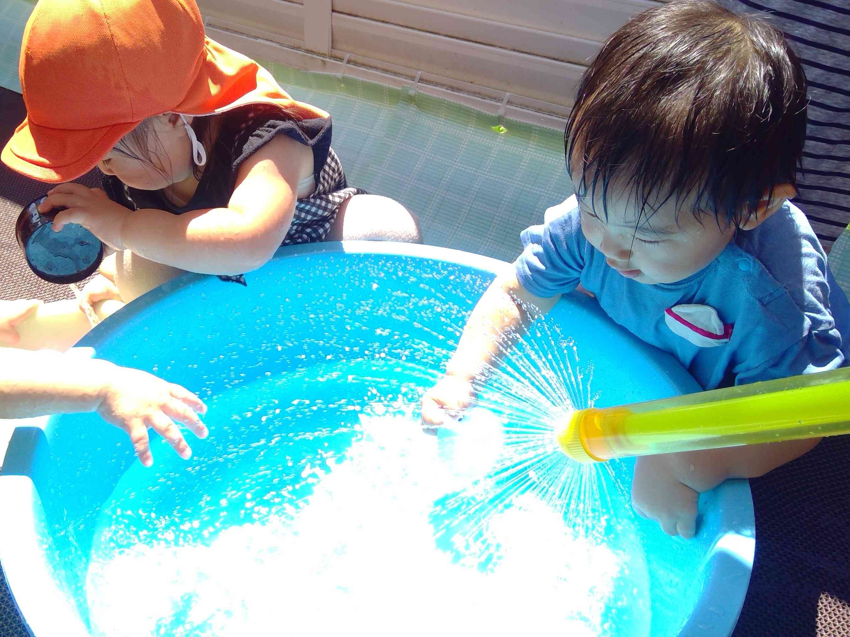 水の冷たさも感じたよ!