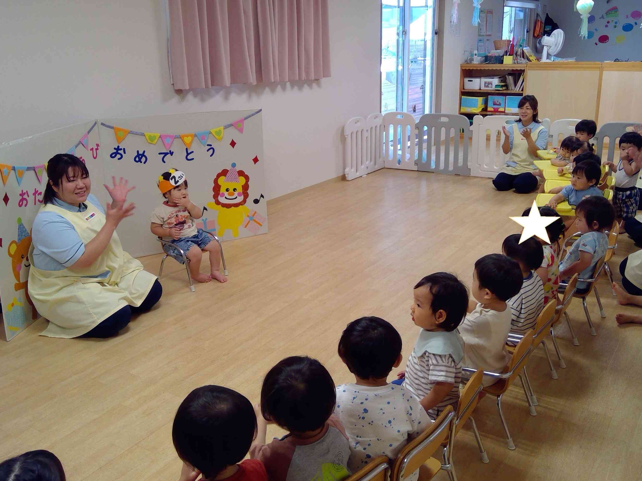 ７月生まれの誕生会