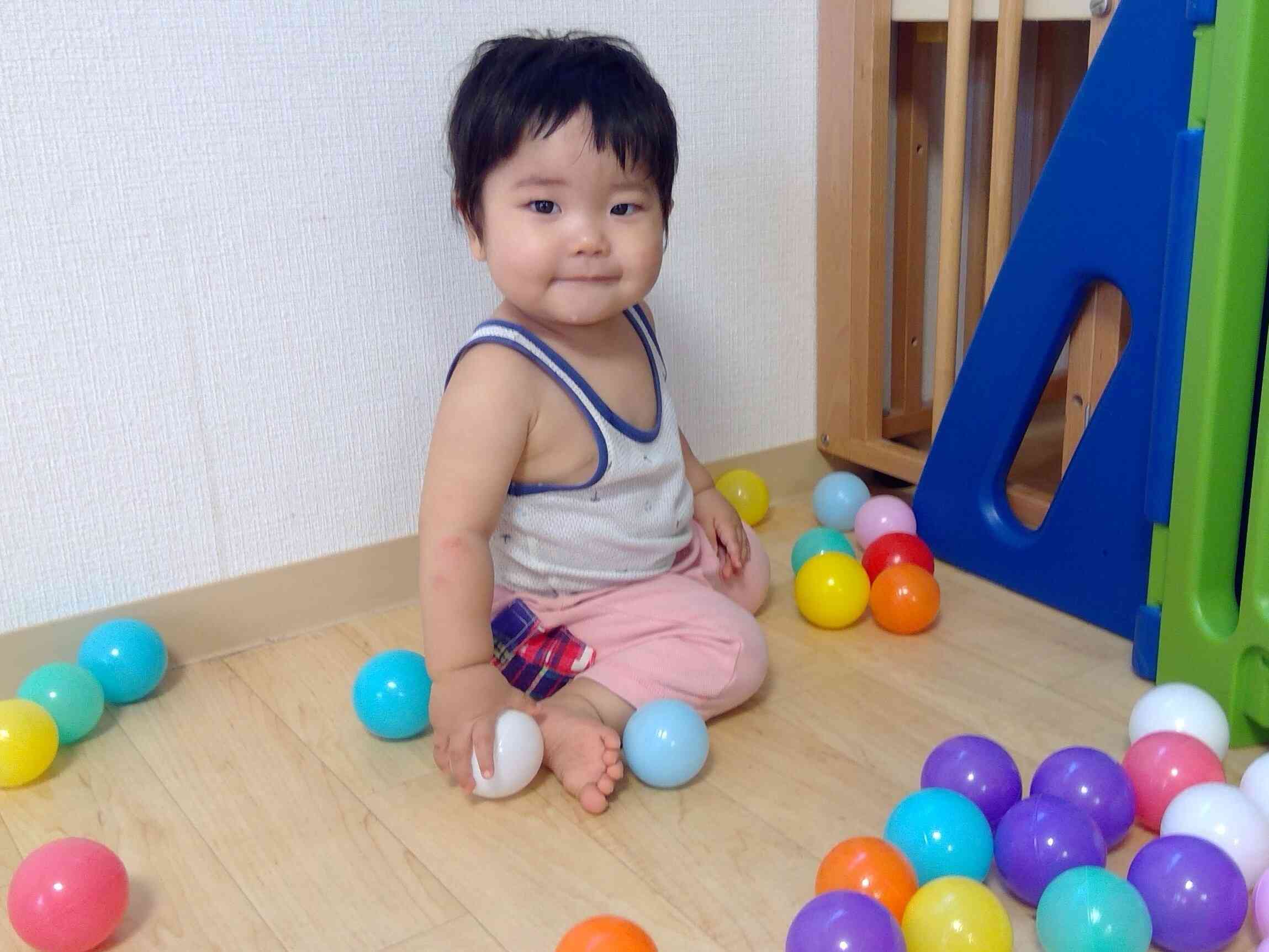 ボール沢山嬉しいな♪