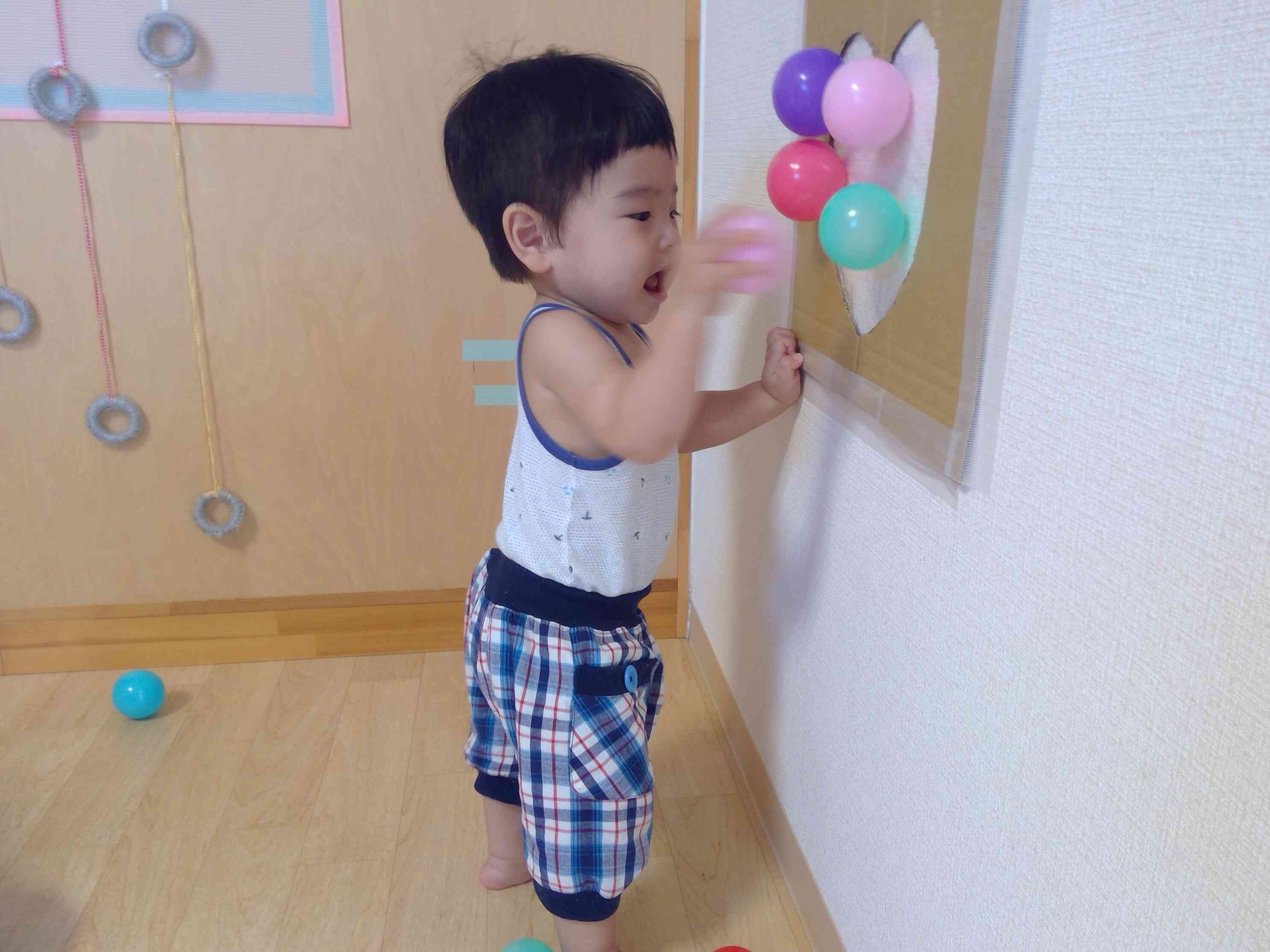 次はボールを付けてみるぞ！