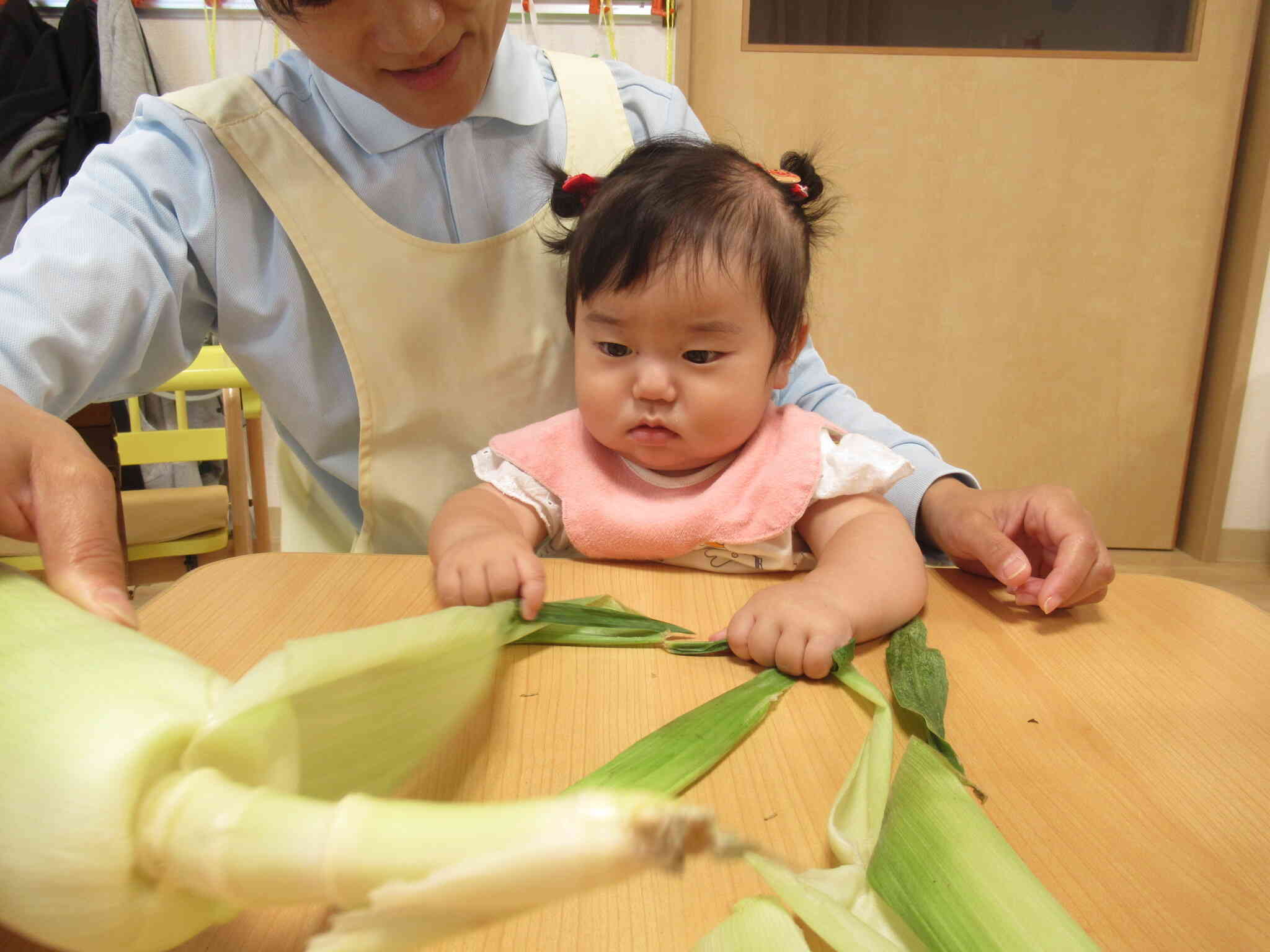 初めて触る感触だね！