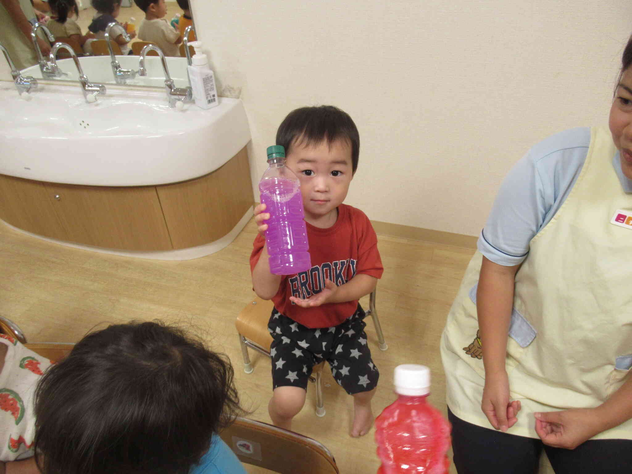 みて～ぶどうじゅーすの完成！