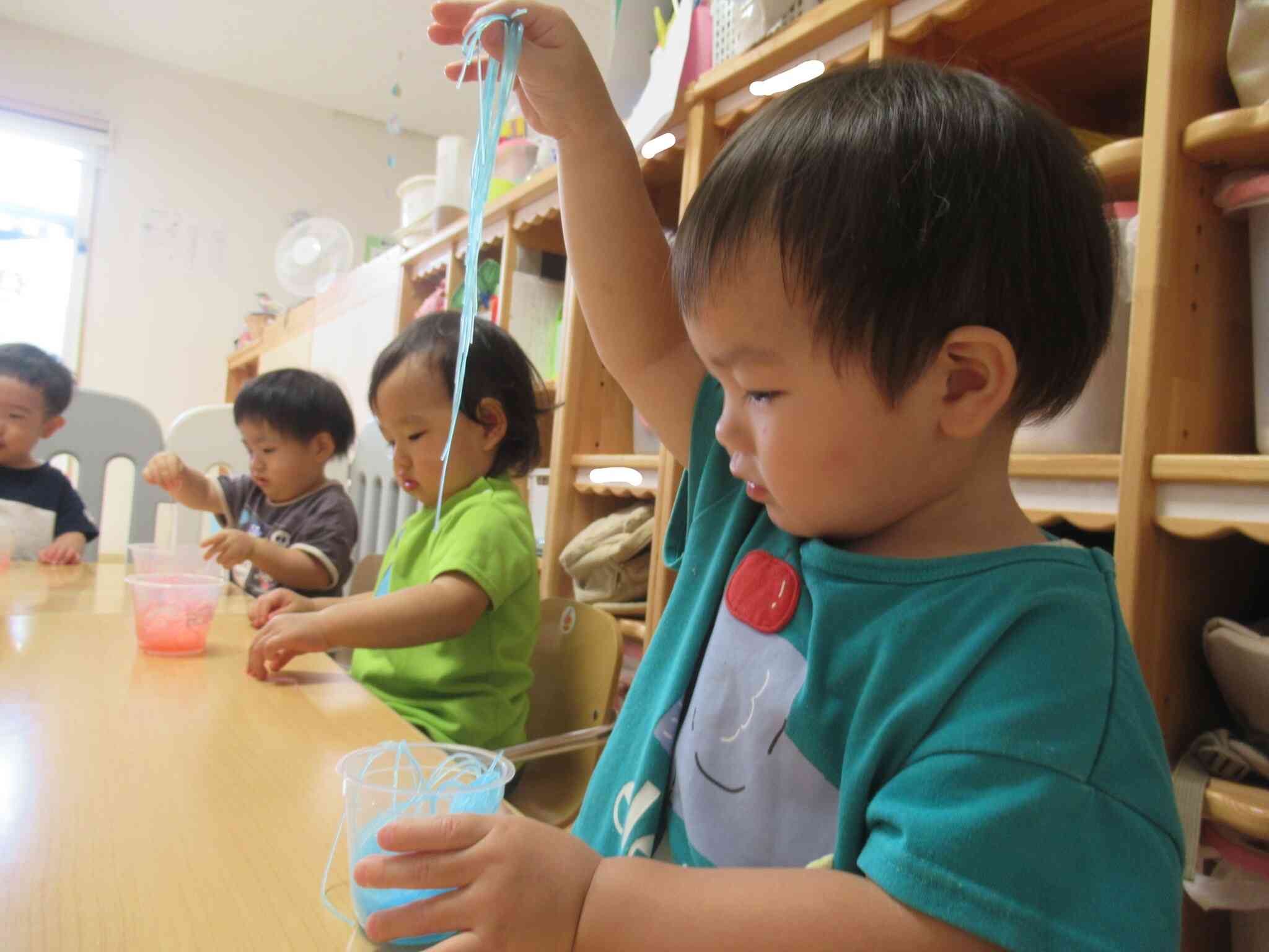 あひる組　感触遊び♪