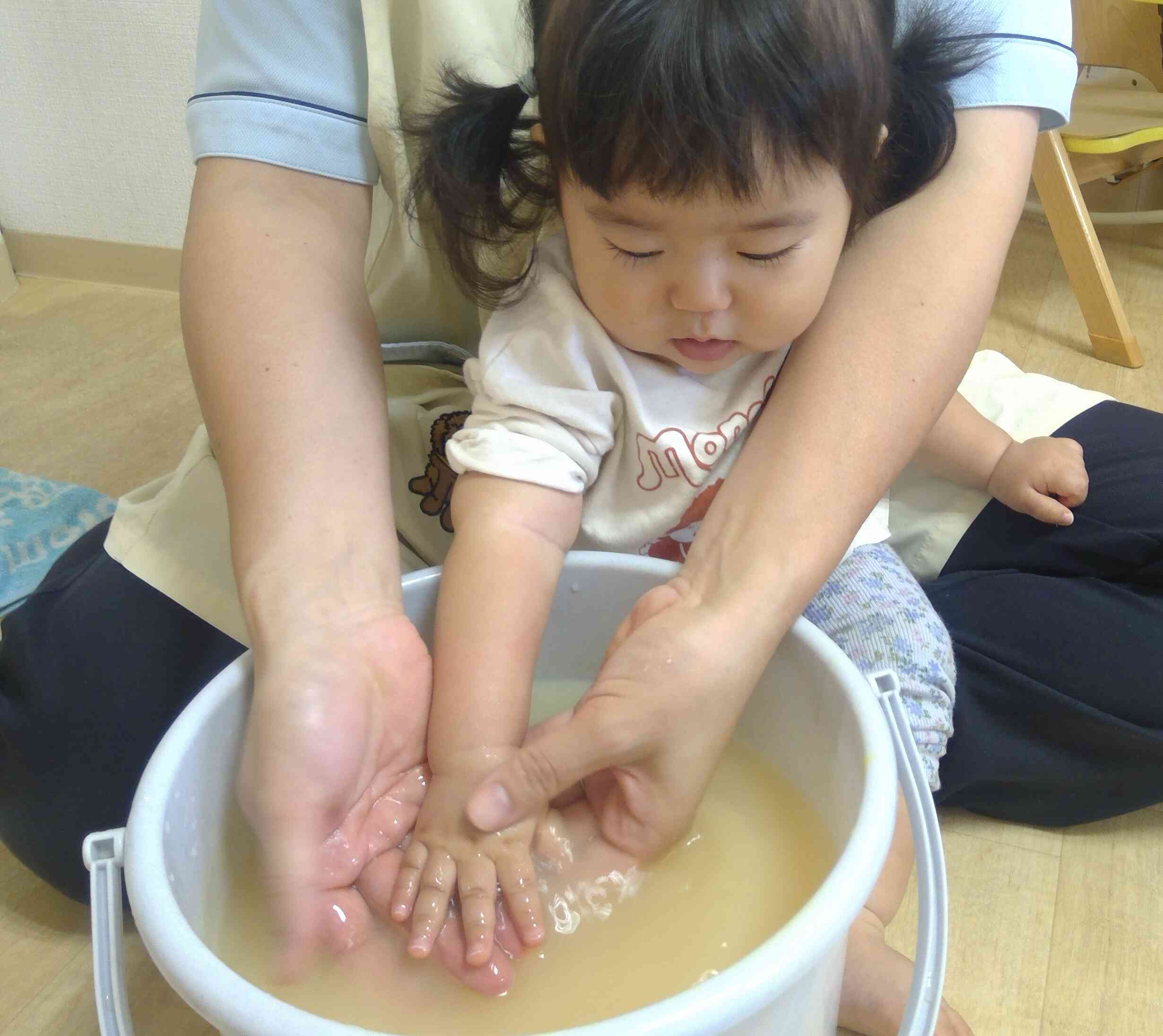 手洗いはお風呂みたいであったか〜い♪