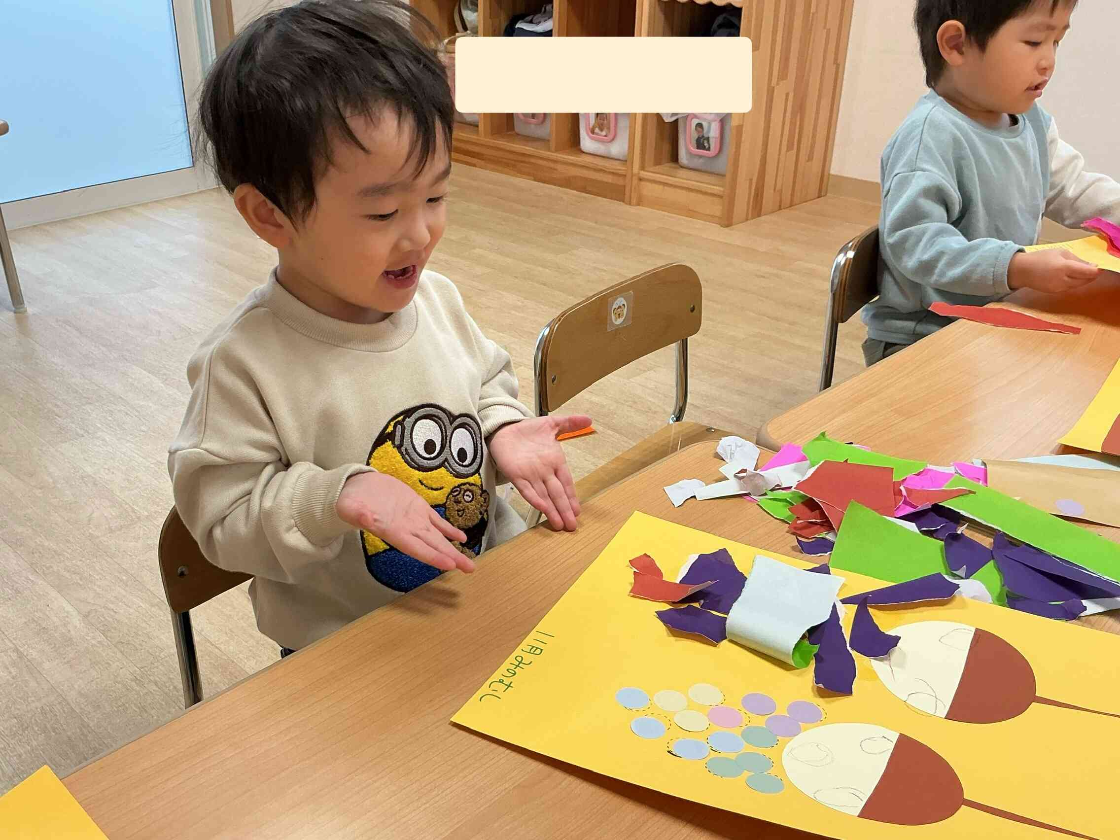 カラフルな服が完成⭐︎