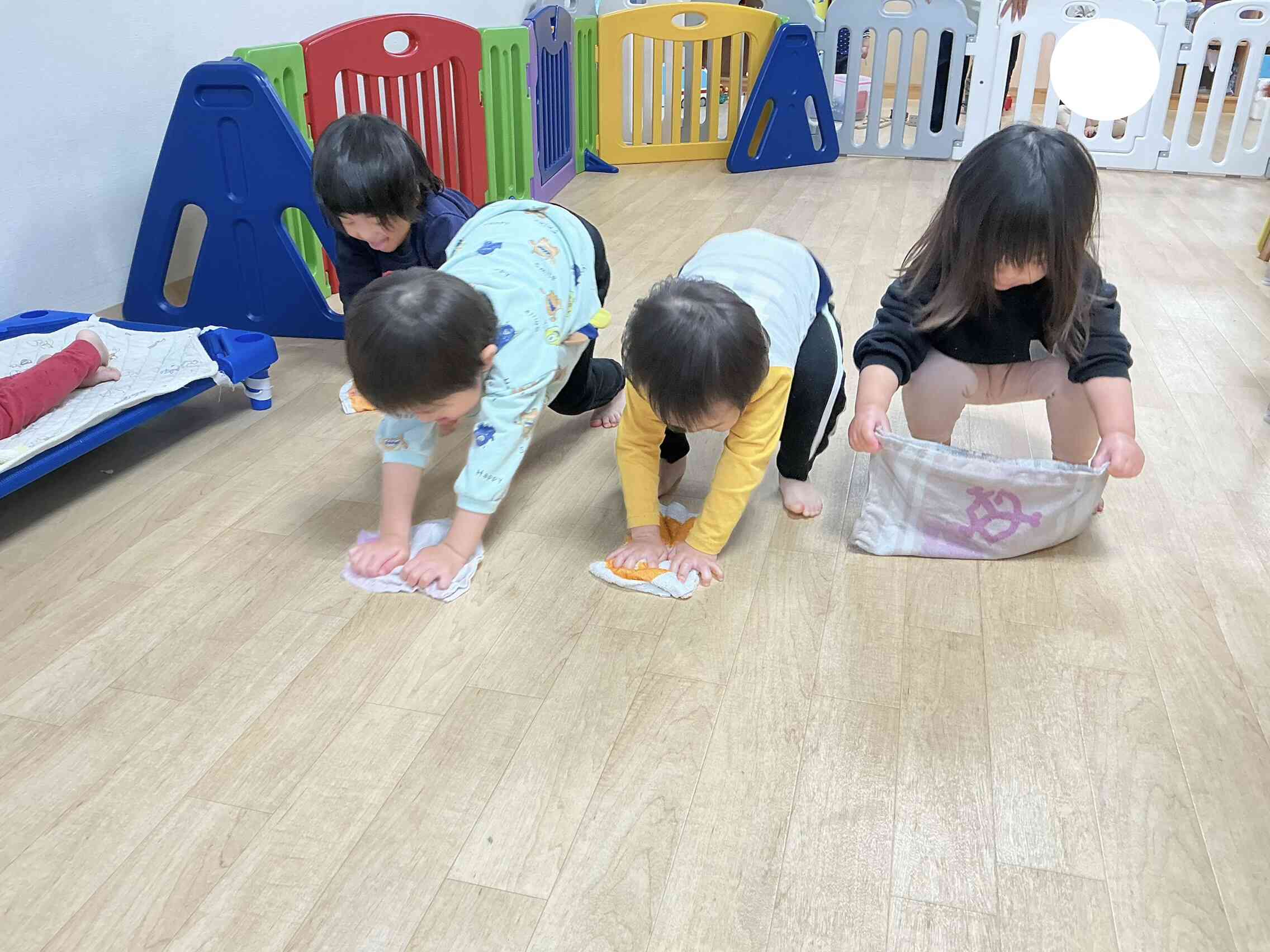 うさぎ組 大掃除