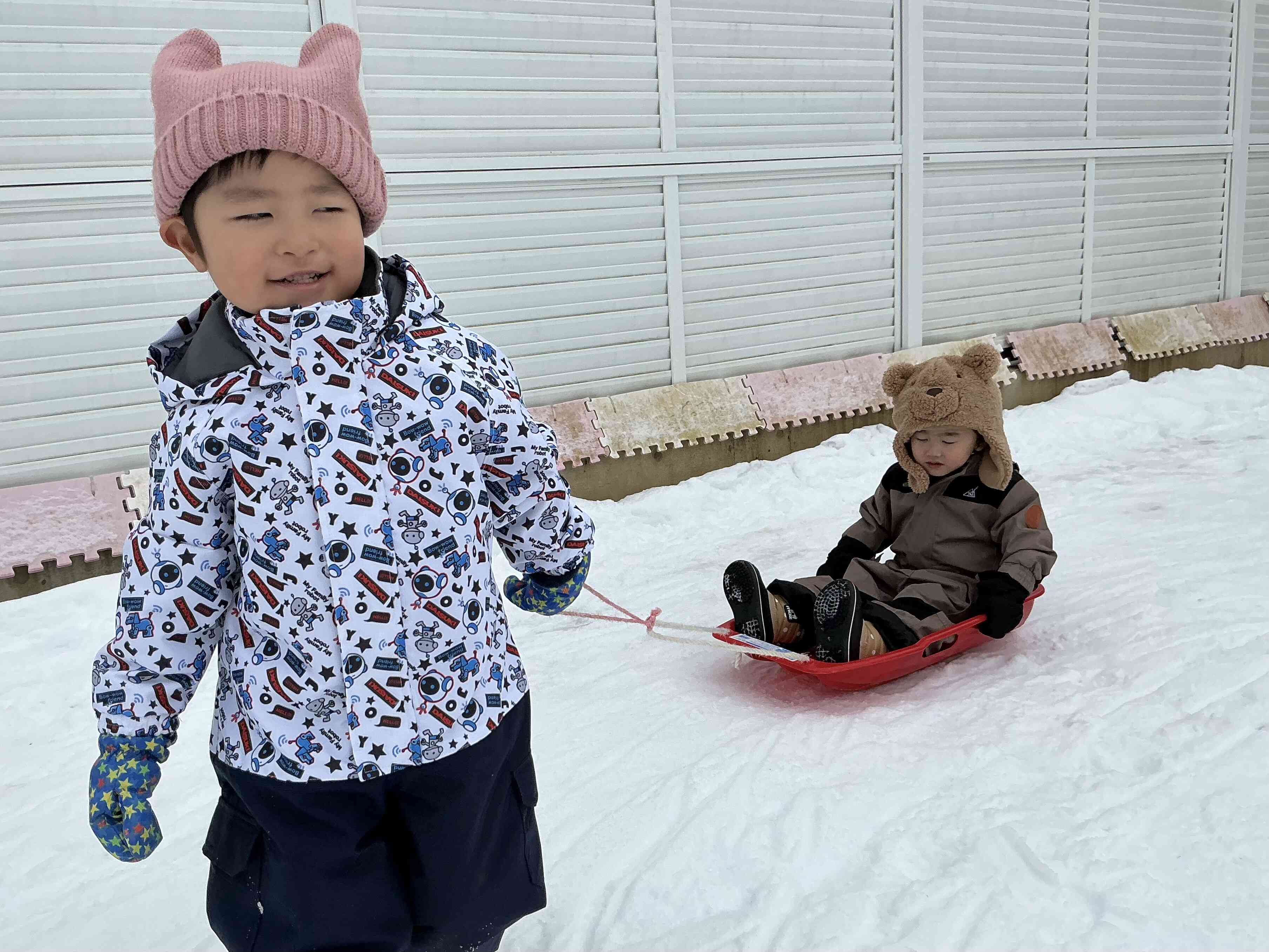 うさぎ組　雪遊び