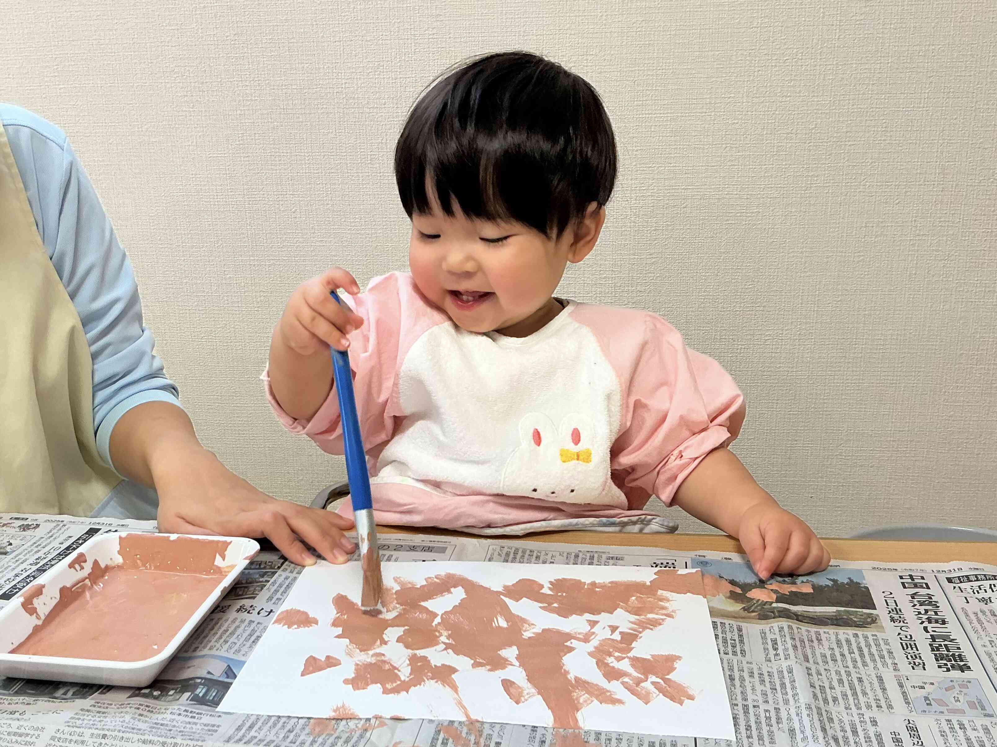 ひよこ組 1月の製作①｜ニチイキッズ中野保育園｜ニチイキッズ