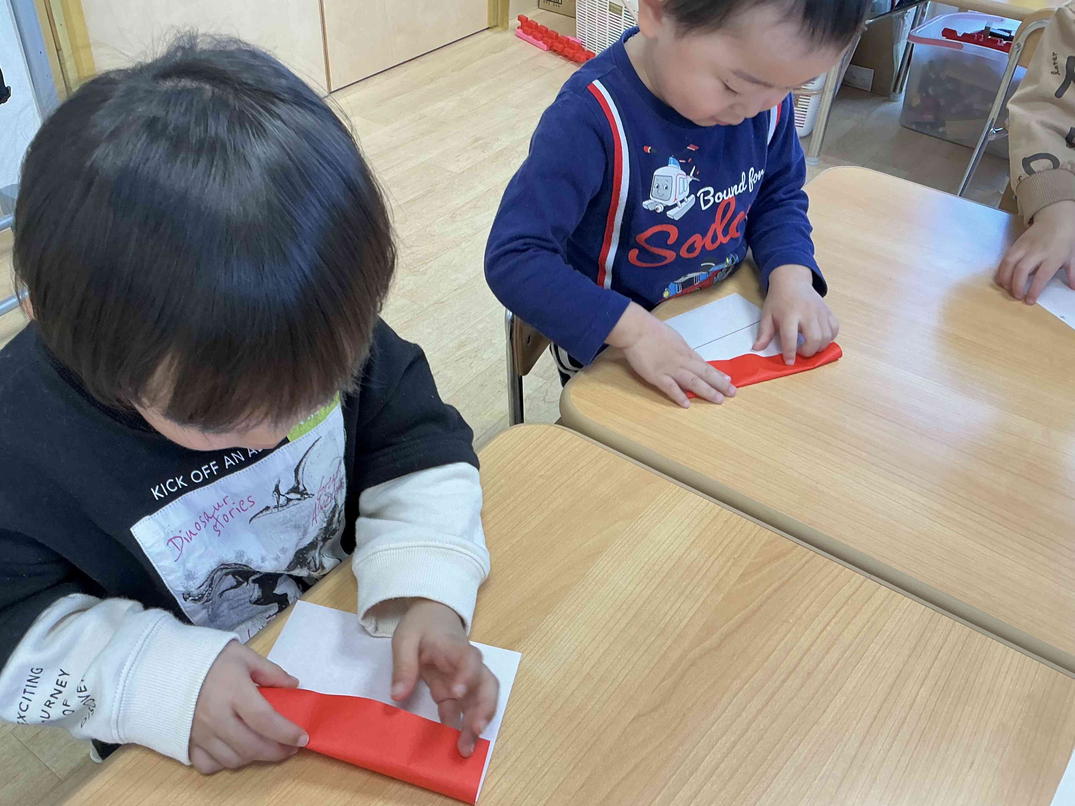 うさぎ組　お正月製作