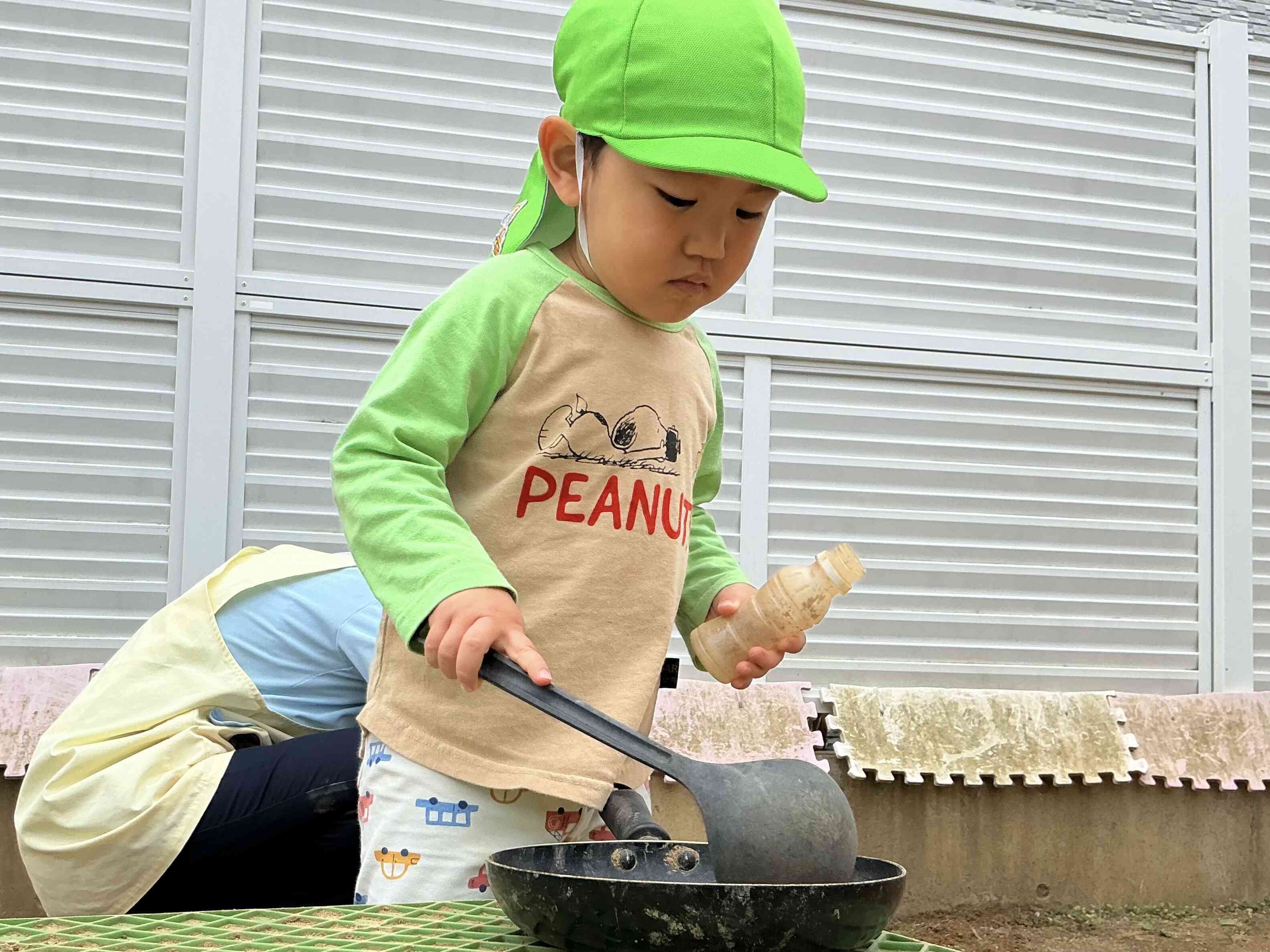 たくさん炒めます！
