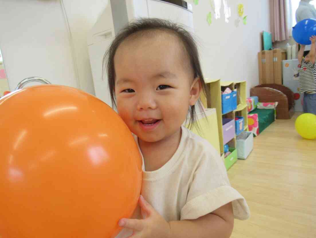 ボールあそび、大好き！