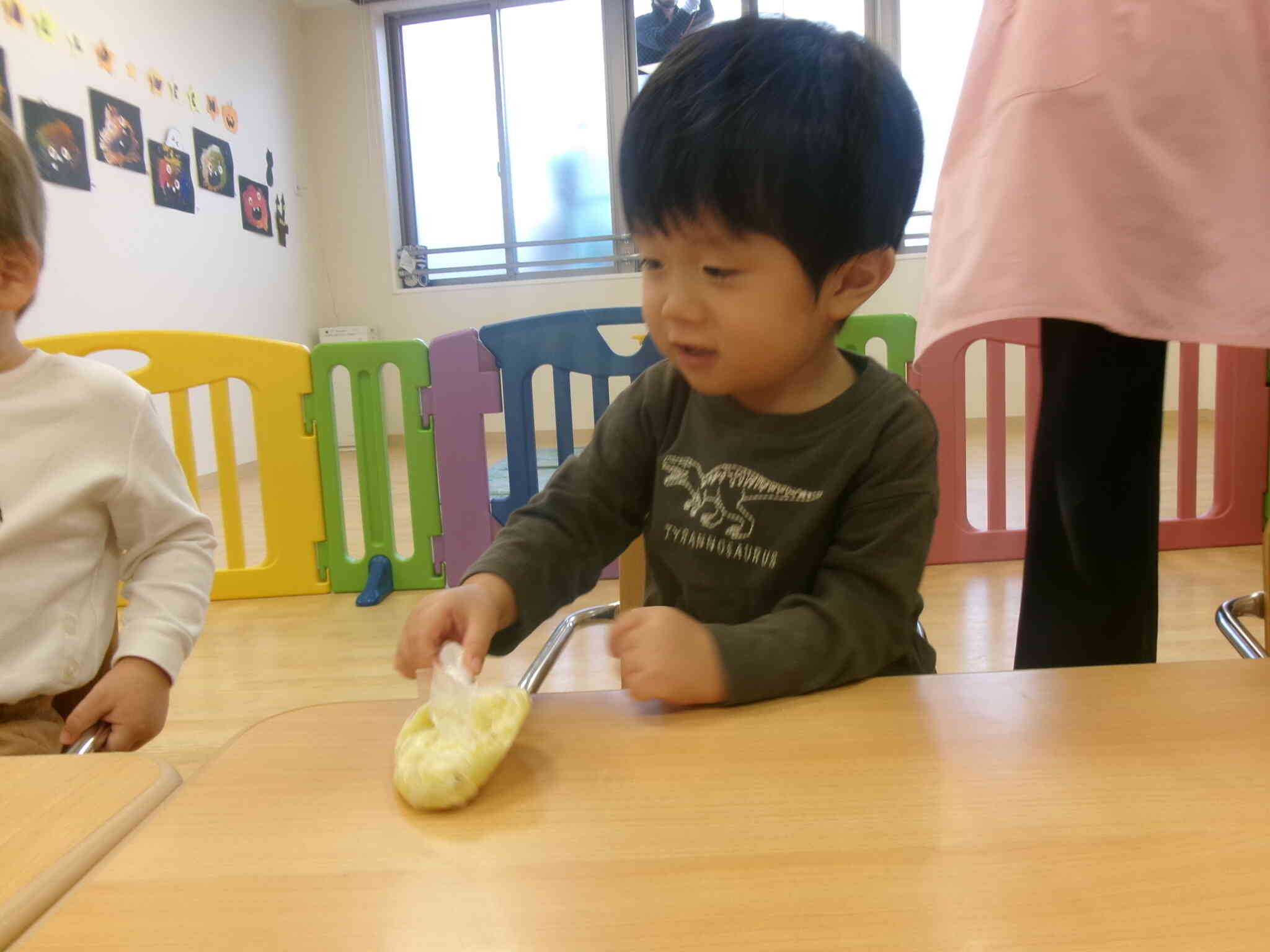 おやつ作り楽しいね！