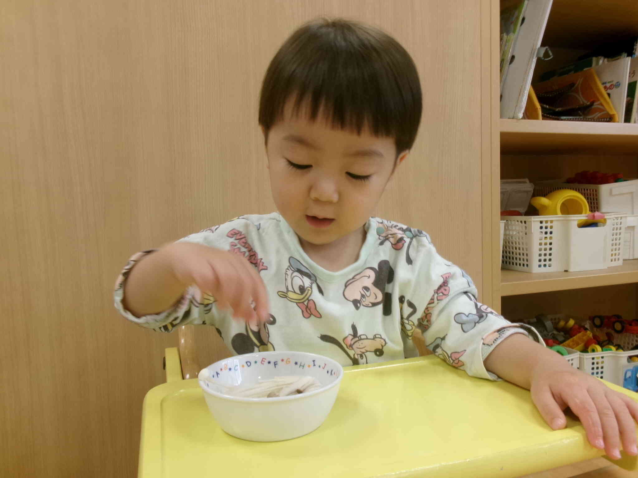 きのこ割くの楽しいね。