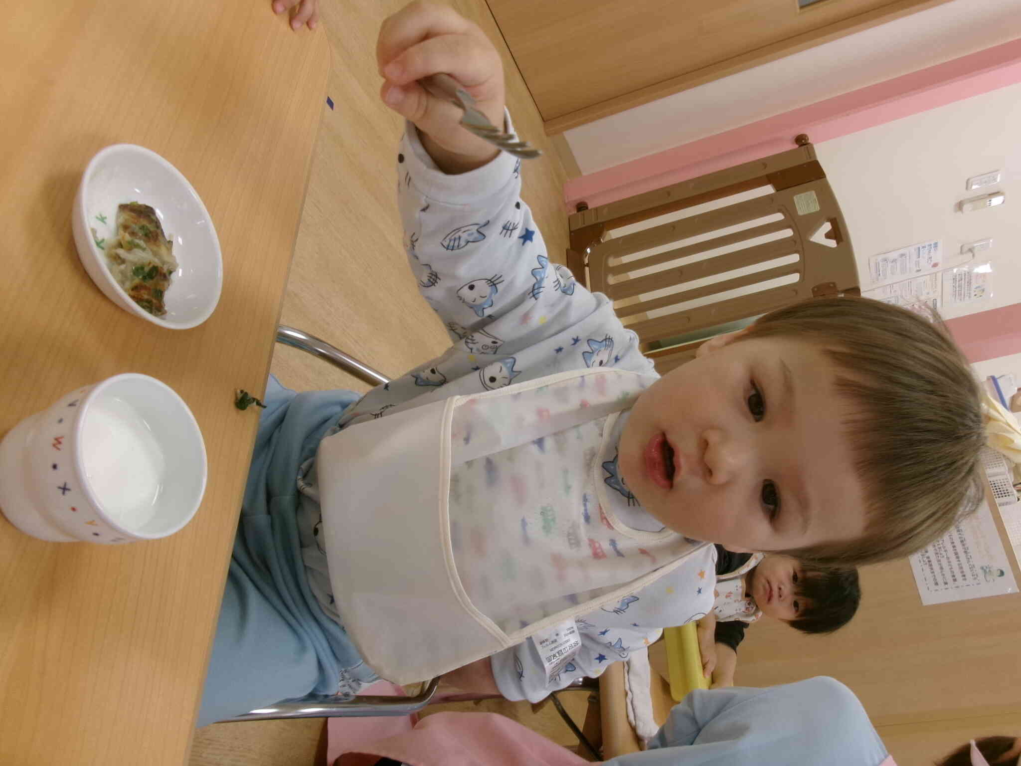 おやつの時間は楽しいね。