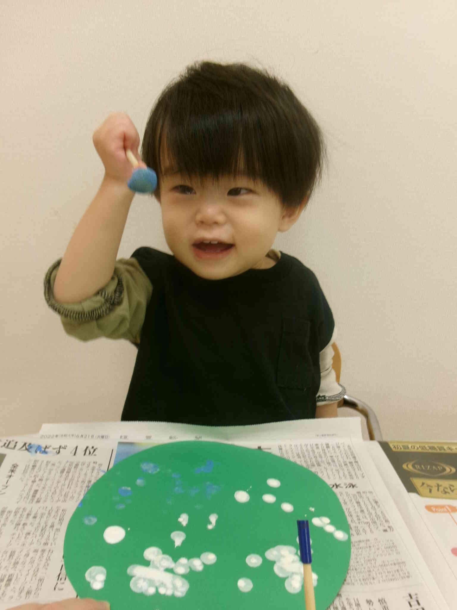 ポンポン、楽しいね。