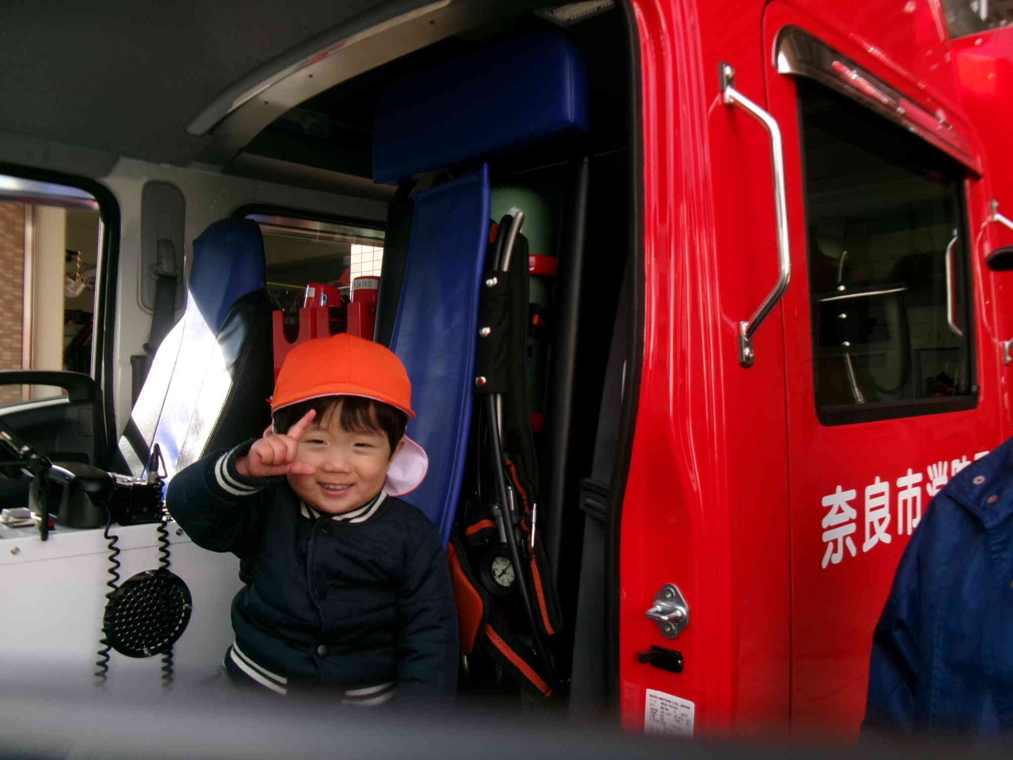 乗せてもらえたよ！