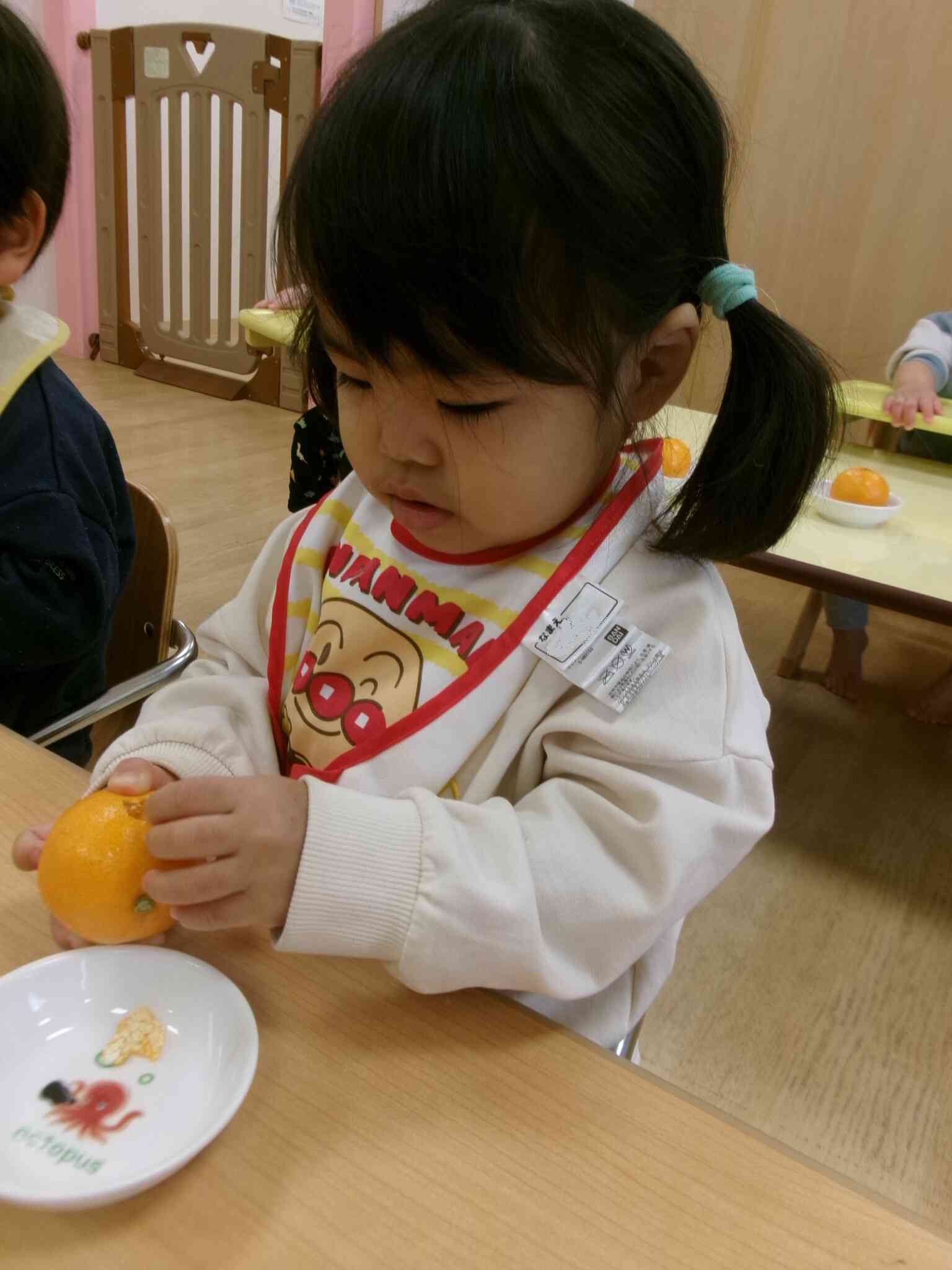 皮をむくと爽やかないい匂いが広がるね♪