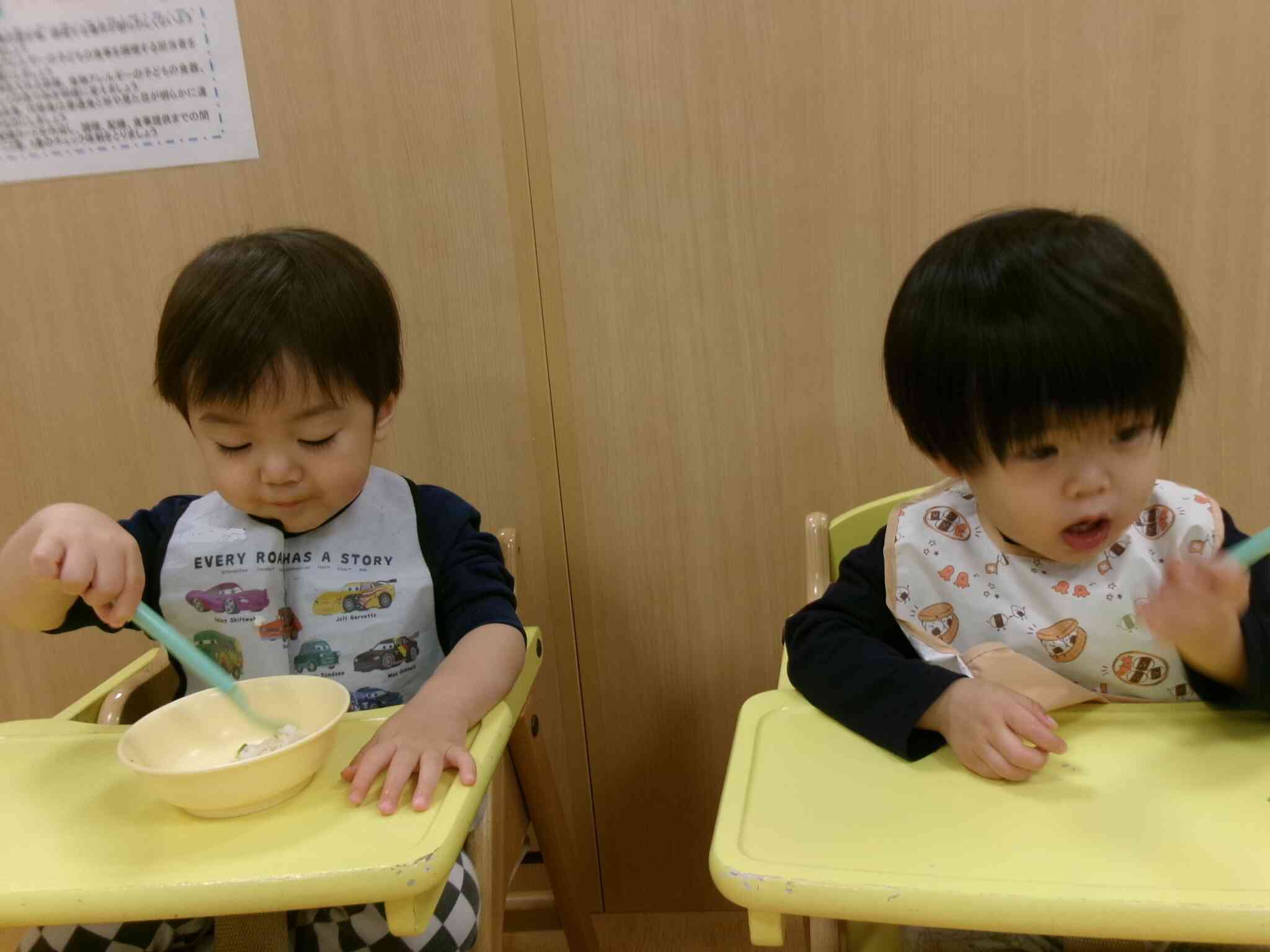 給食おいしいね♪