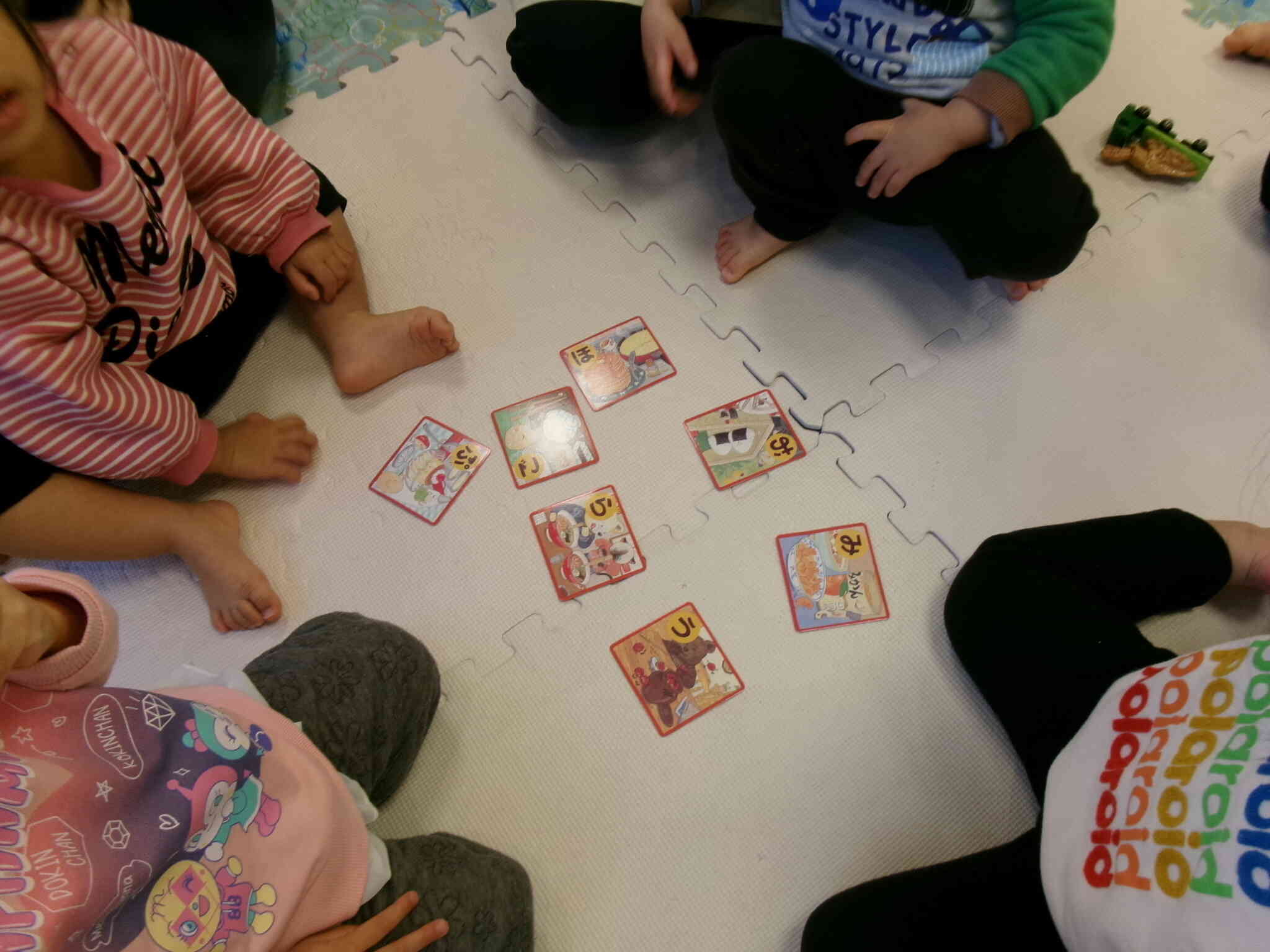 段々と近づいて輪が小さくなる様子も可愛らしかったです。