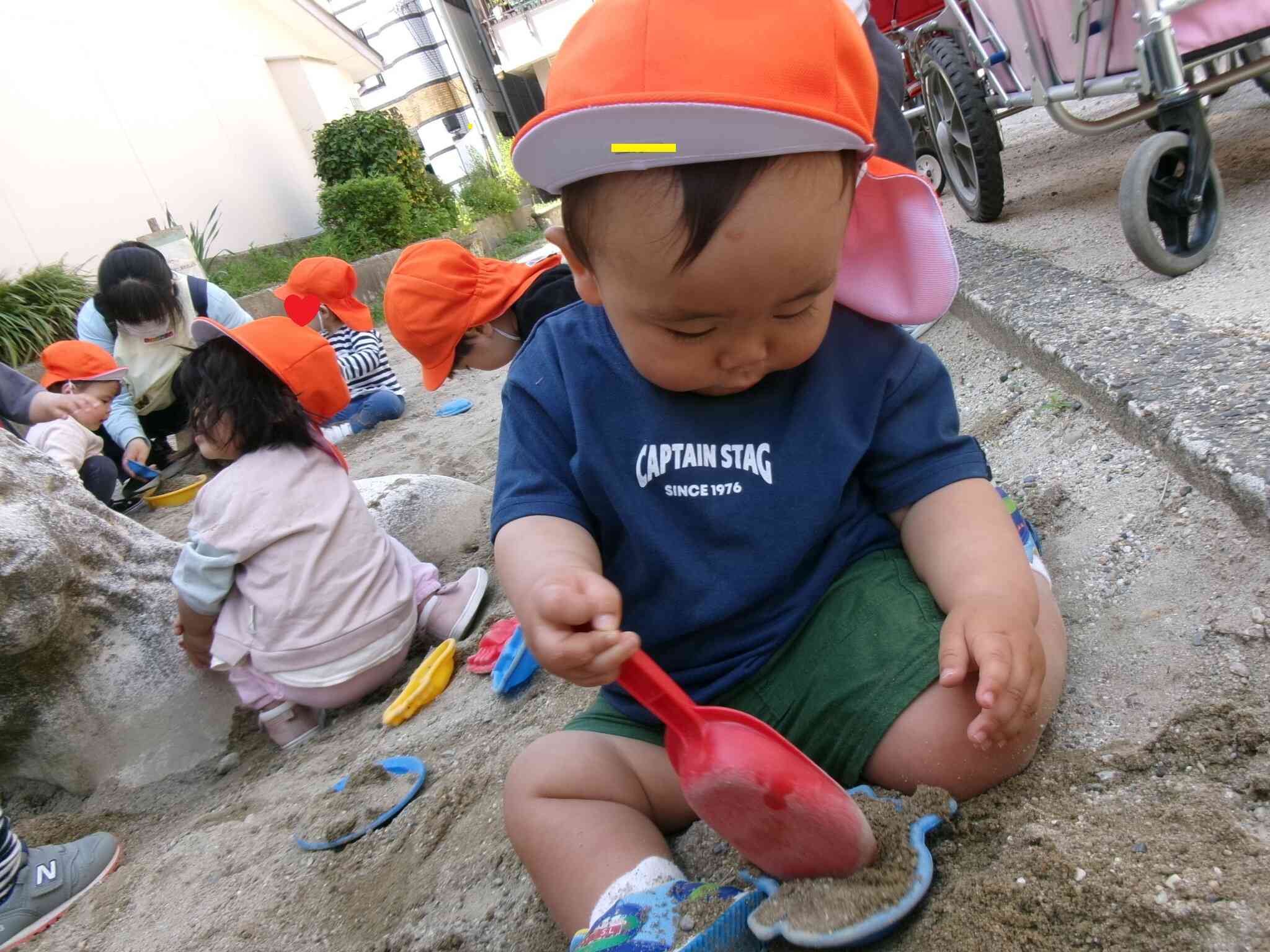 戸外遊び【お砂場】