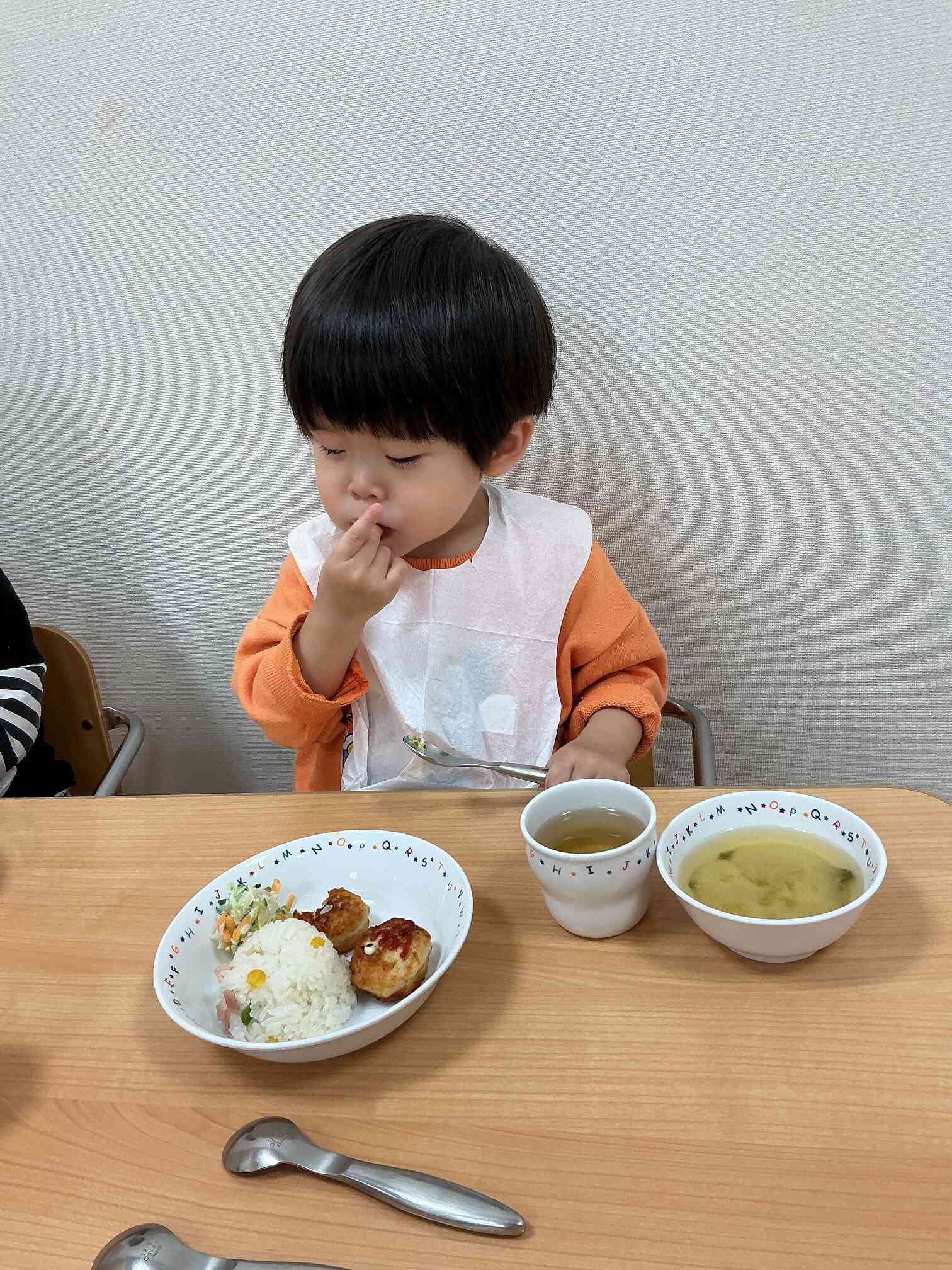 給食おいしいね。