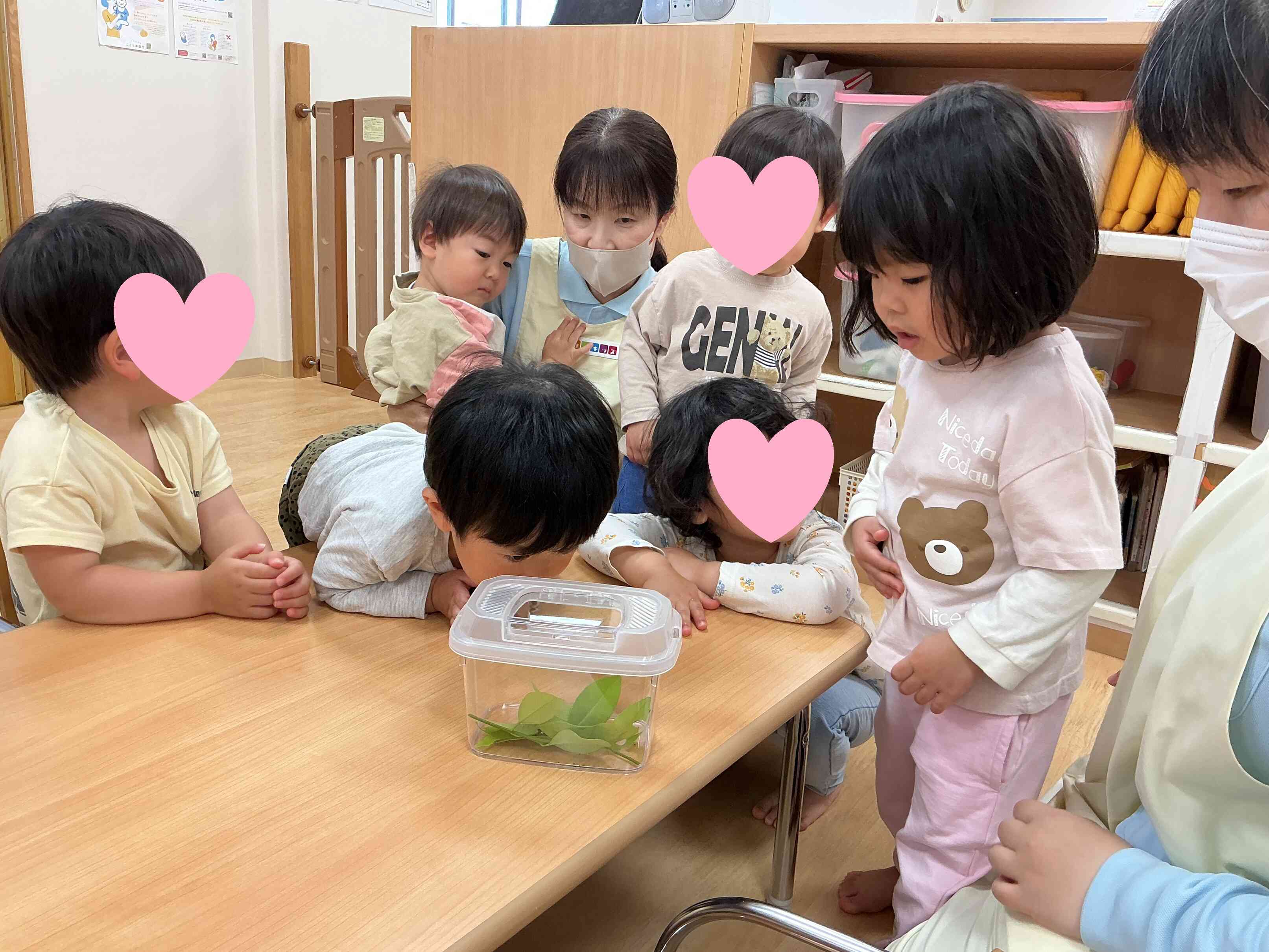 赤ちゃんのお世話も・・・