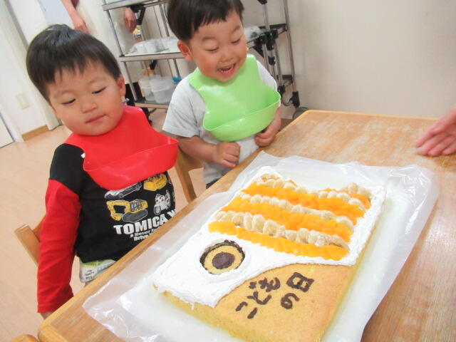 こどもの日 こいのぼりケーキ