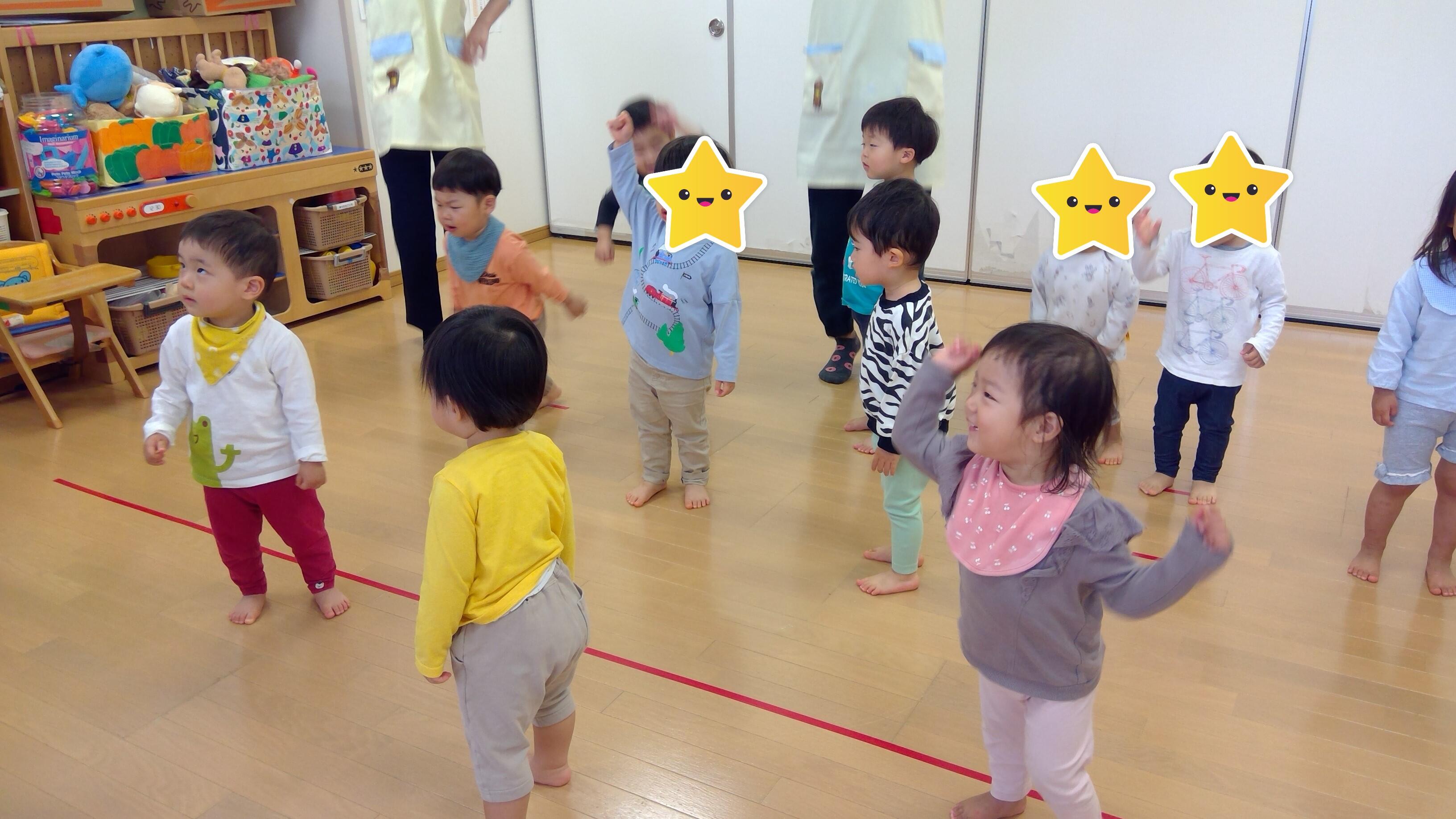 体操楽しいな～♪（1.2歳児）