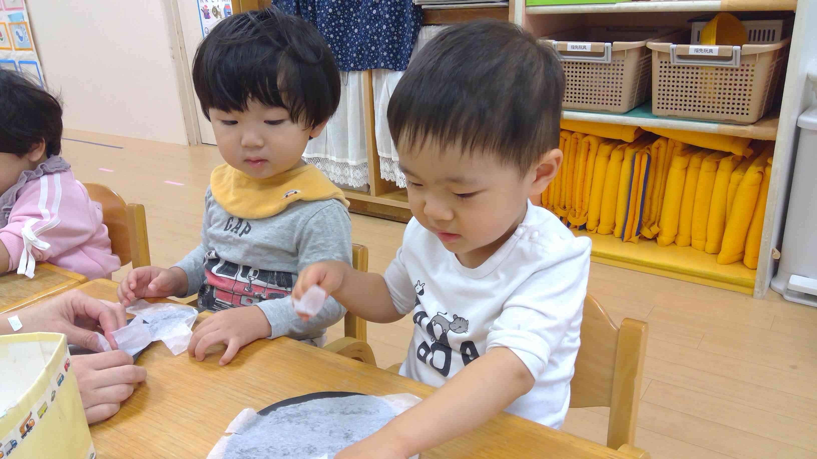 ビリビリ~♪ おばけを作ったよ