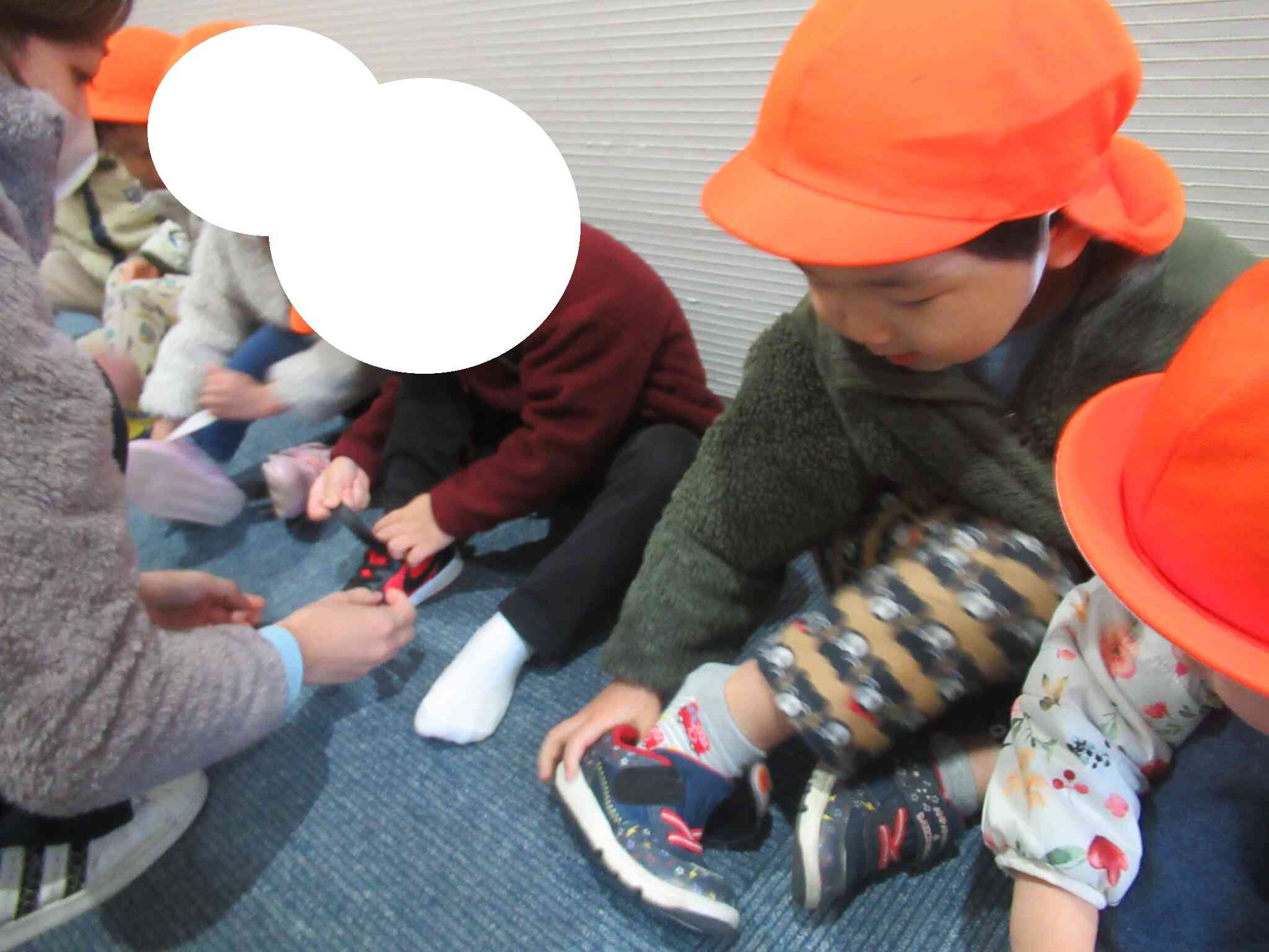 靴だって上手に履けるんだよ！！