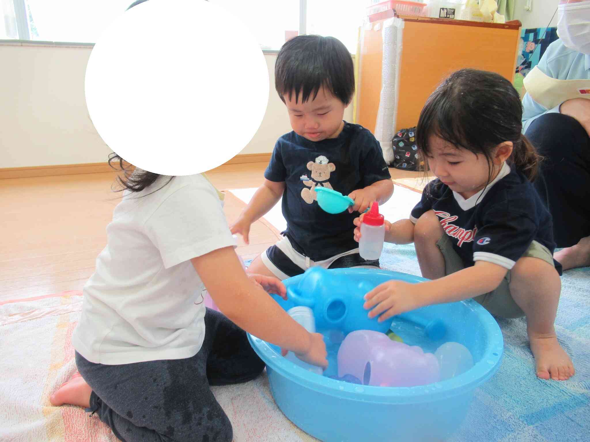 水遊び始まりました！！