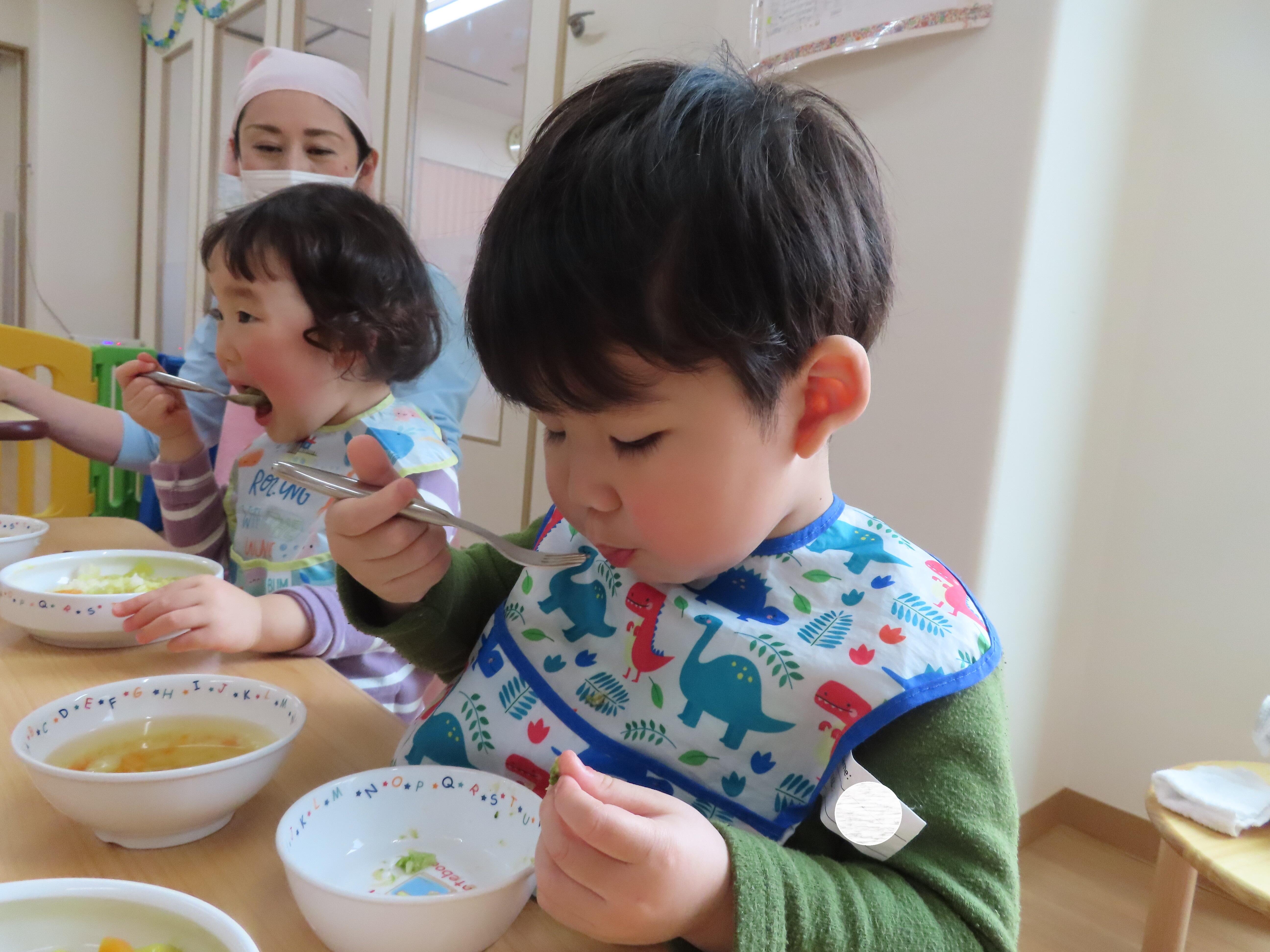 苦手なお野菜も食べられるようになりました。