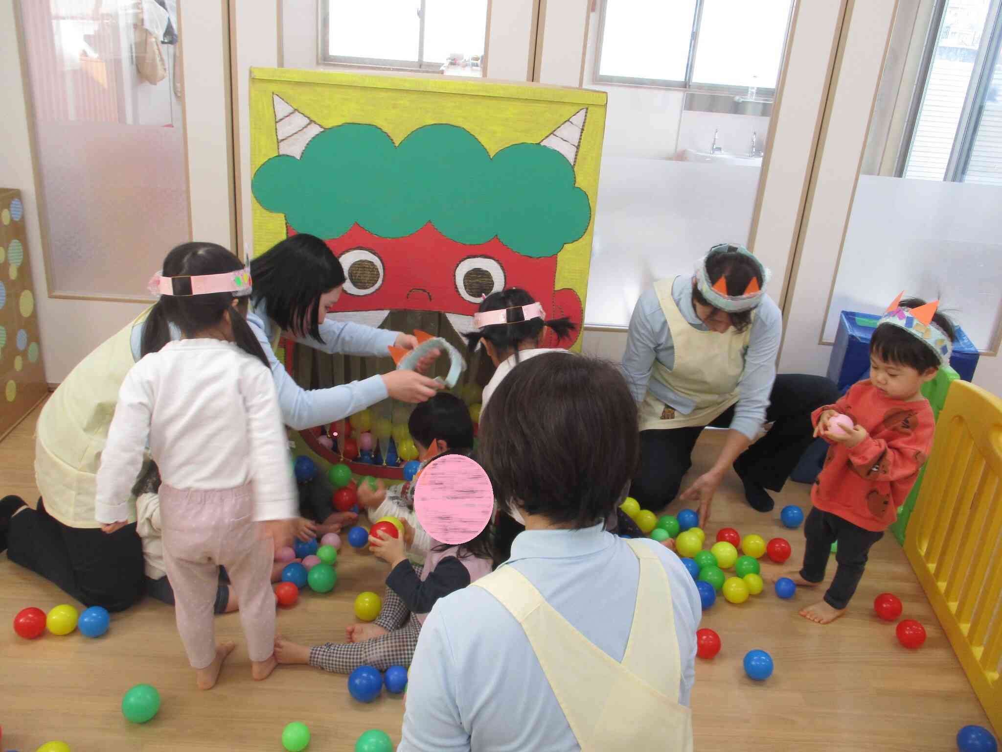 豆まき、始まります!!
