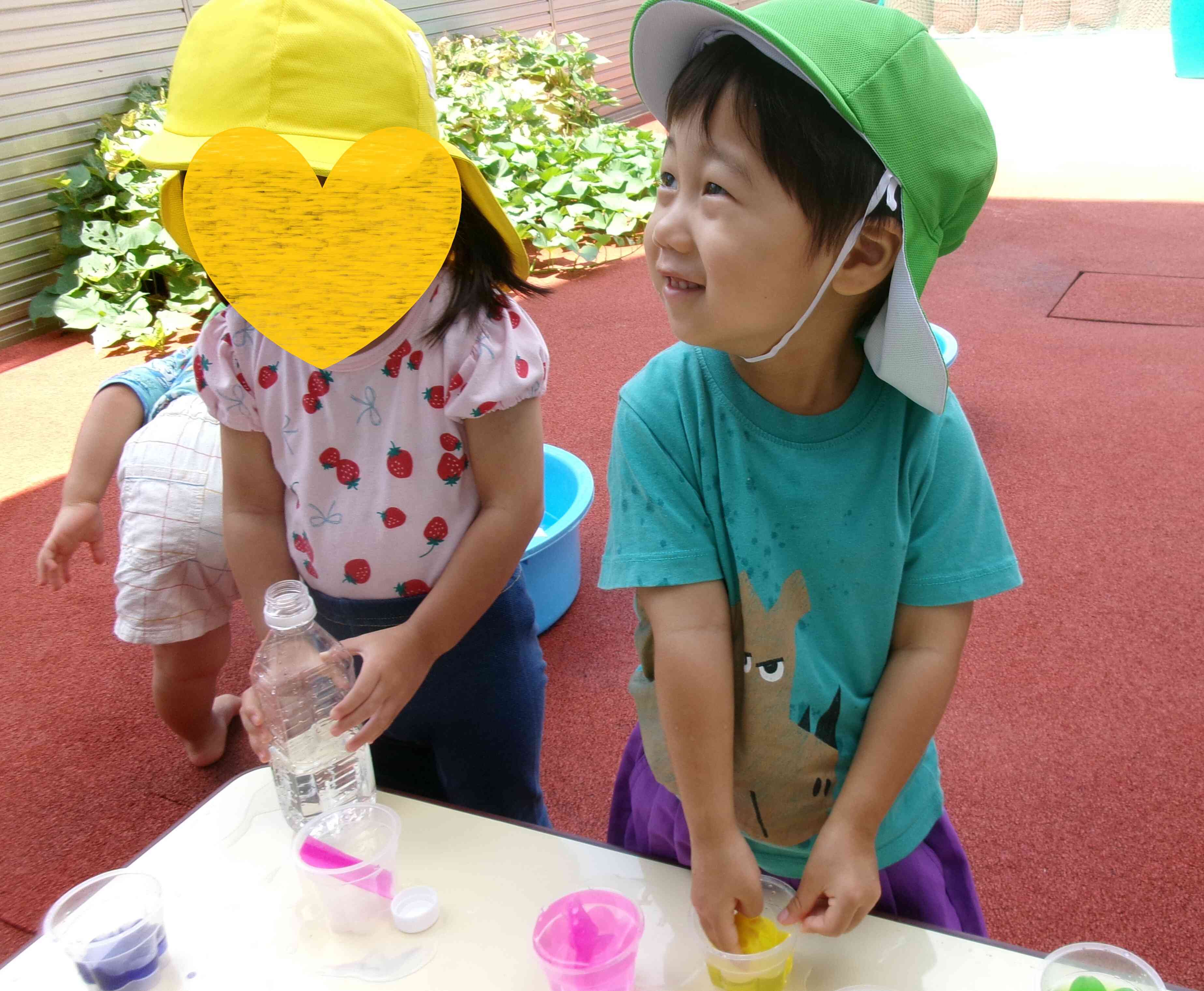 色水あそびをしたよ☆