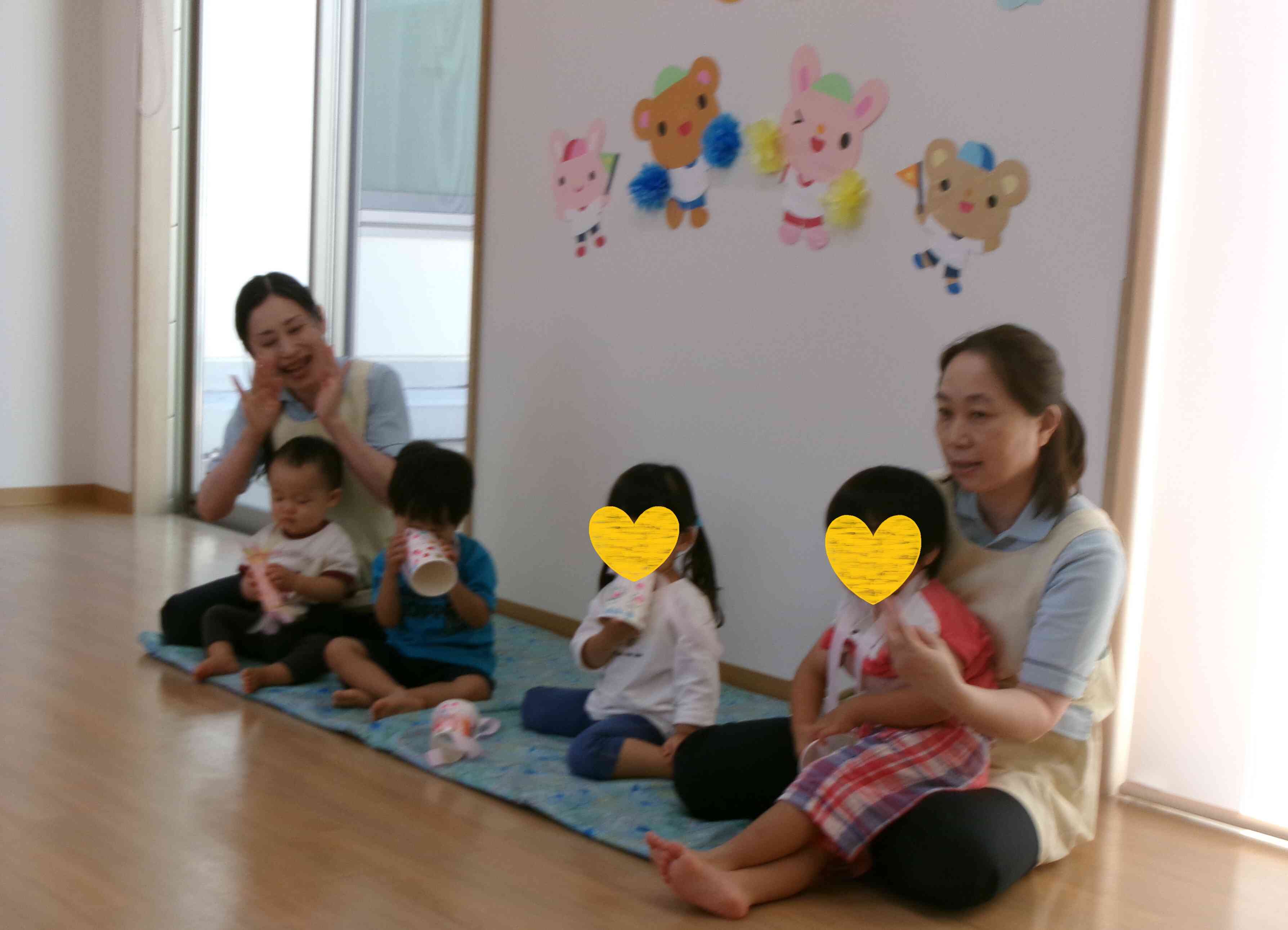 がんばれ～！応援隊がたくさん！